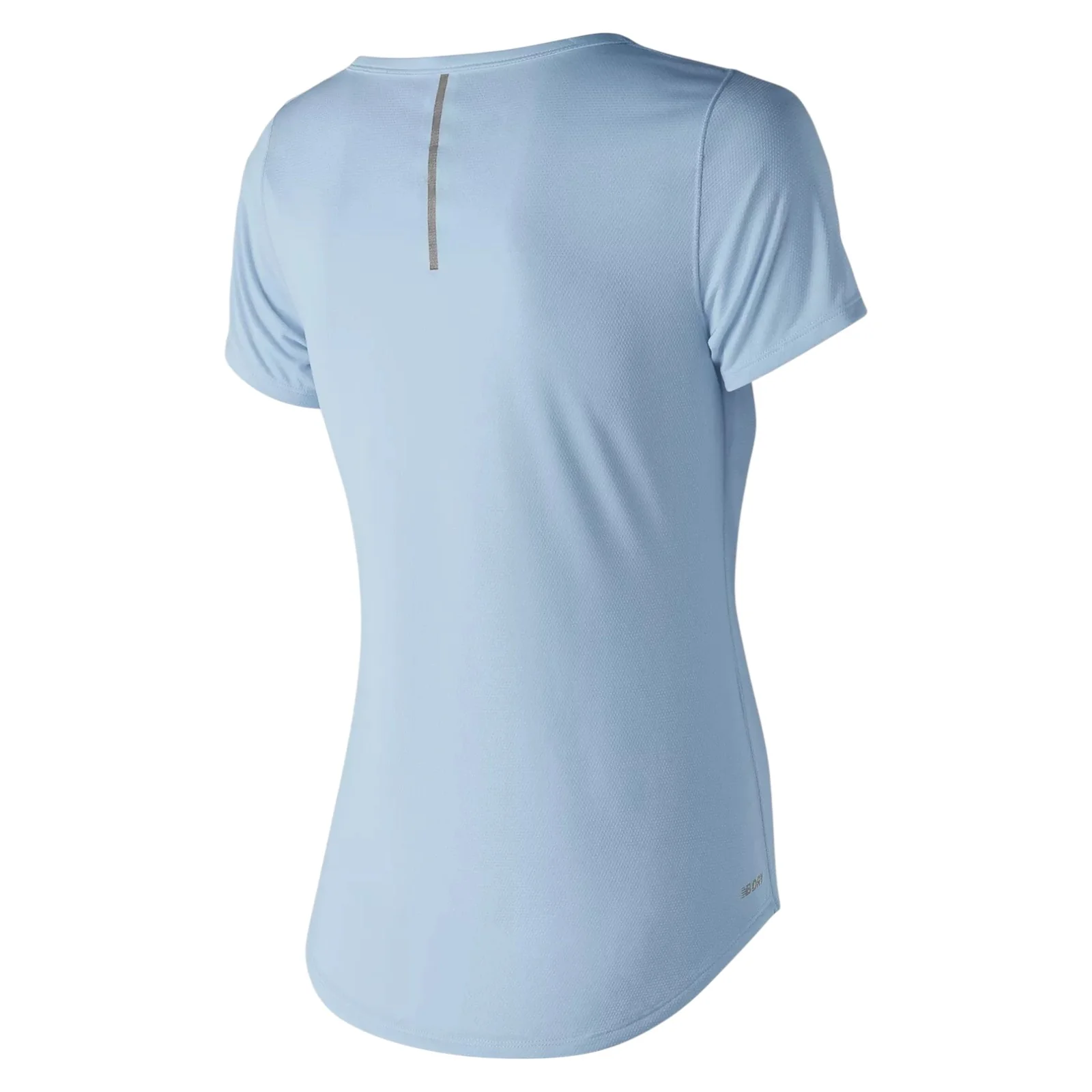 New Balance Womens Accelerate V2 Short Sleeve Top - Blue - Image 2