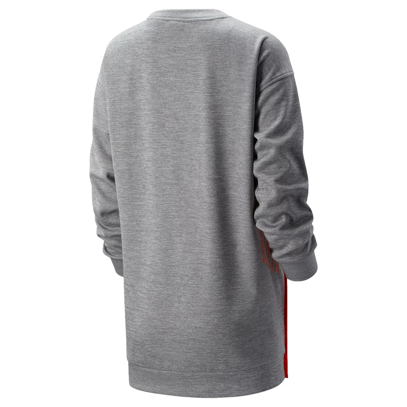 New Balance Womens Achiever Train Fleece Sweatshirt - Grey - Image 2