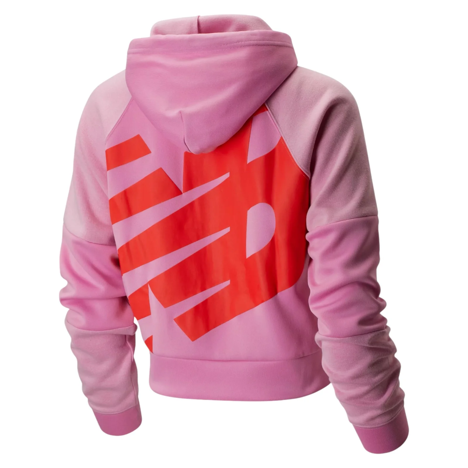 New Balance Womens Archive Full Zip Hoodie - Pink - Image 2