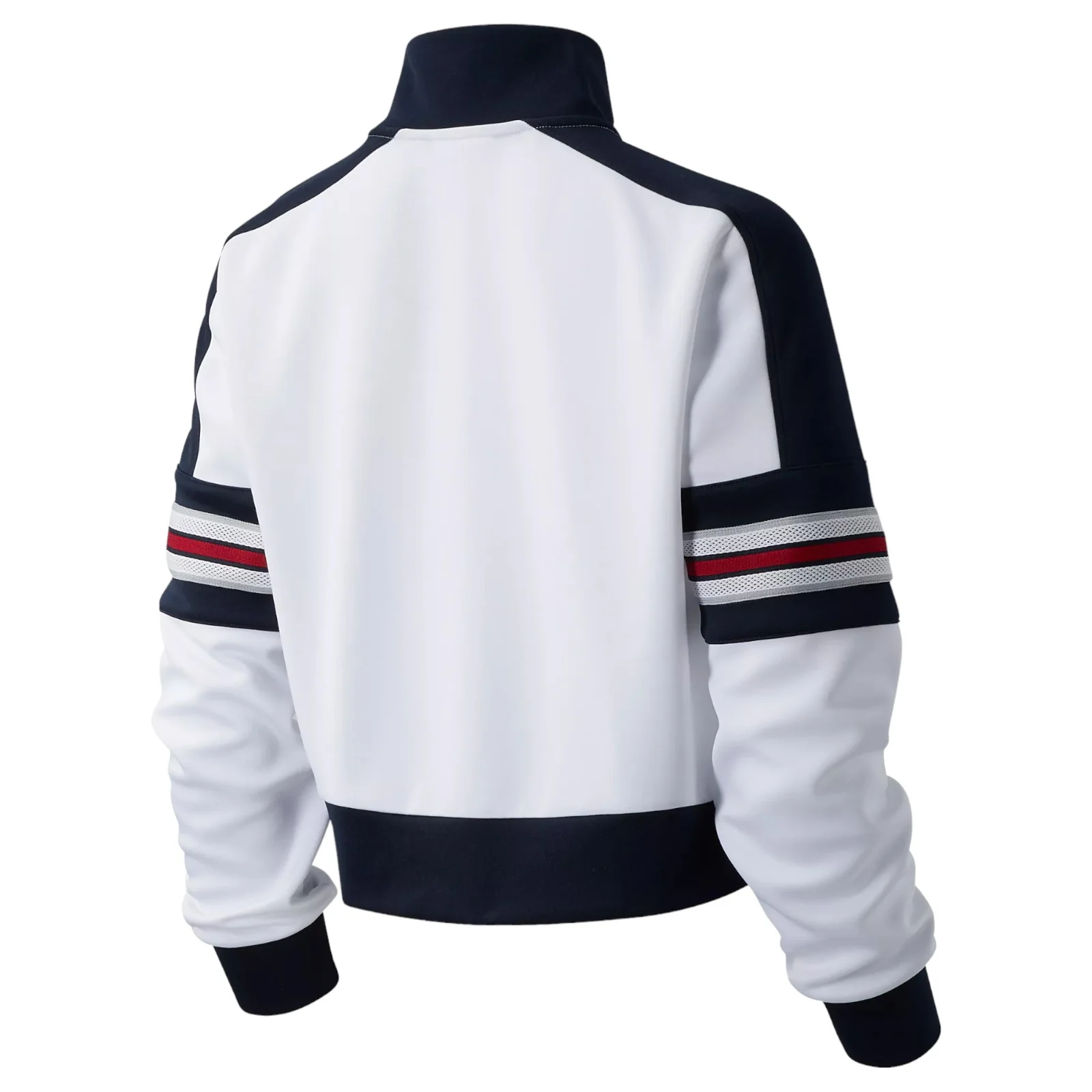 New Balance Womens Archive Half Zip Sweatshirt - White - Image 2