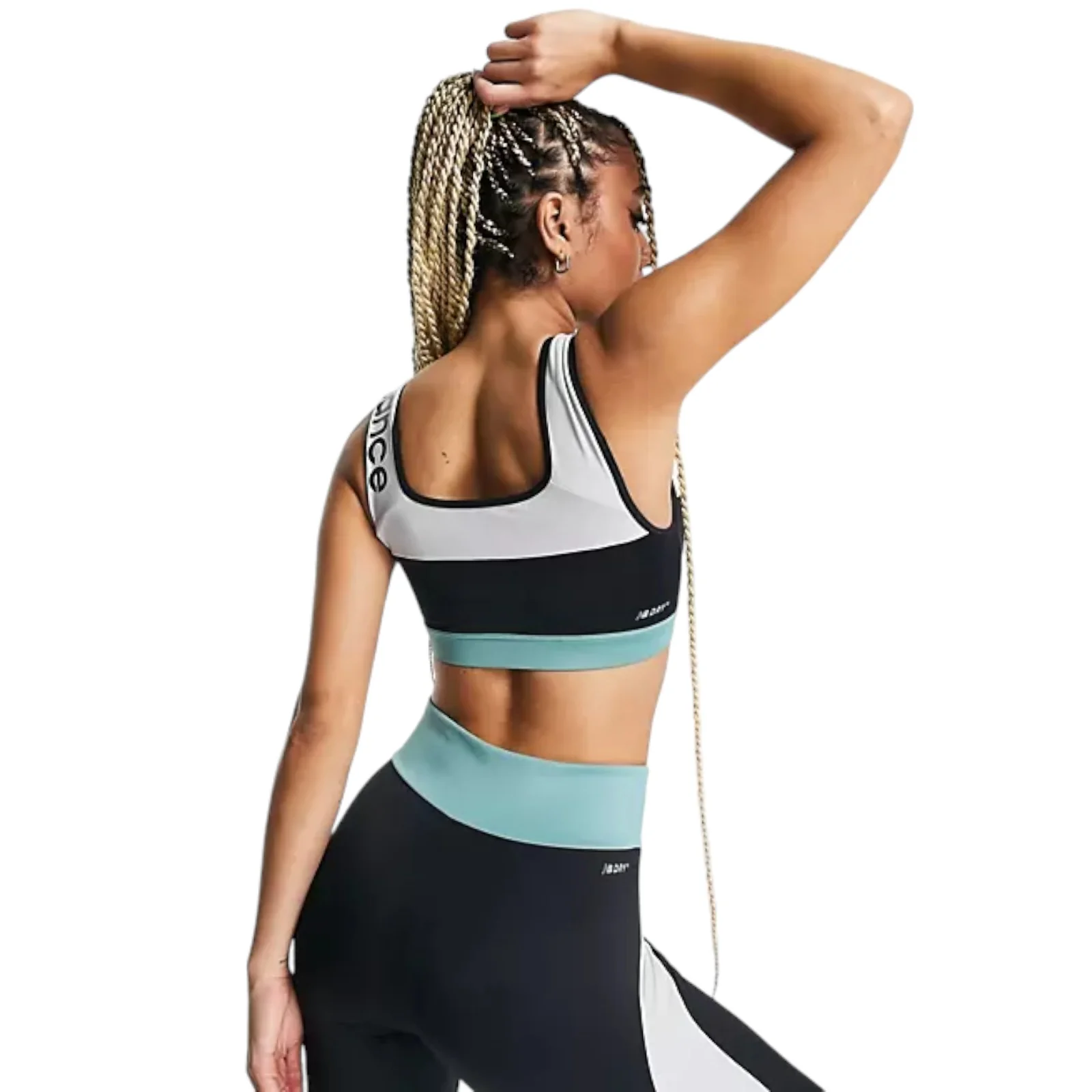 New Balance Womens Archive Remix Crop Top - Navy - Image 2