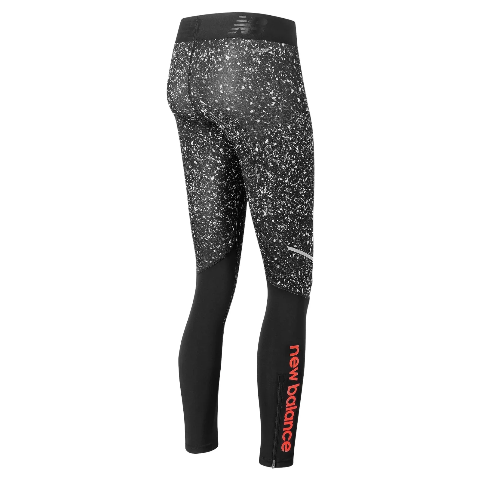 New Balance Womens Athletic Accelerate Printed Leggings - Black - Image 2