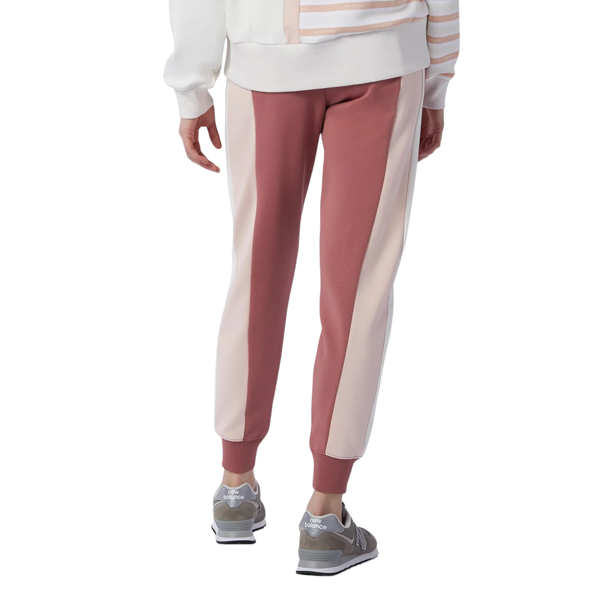 New Balance Womens Athletics Higher Learning Sweatpants - Pink - Image 3