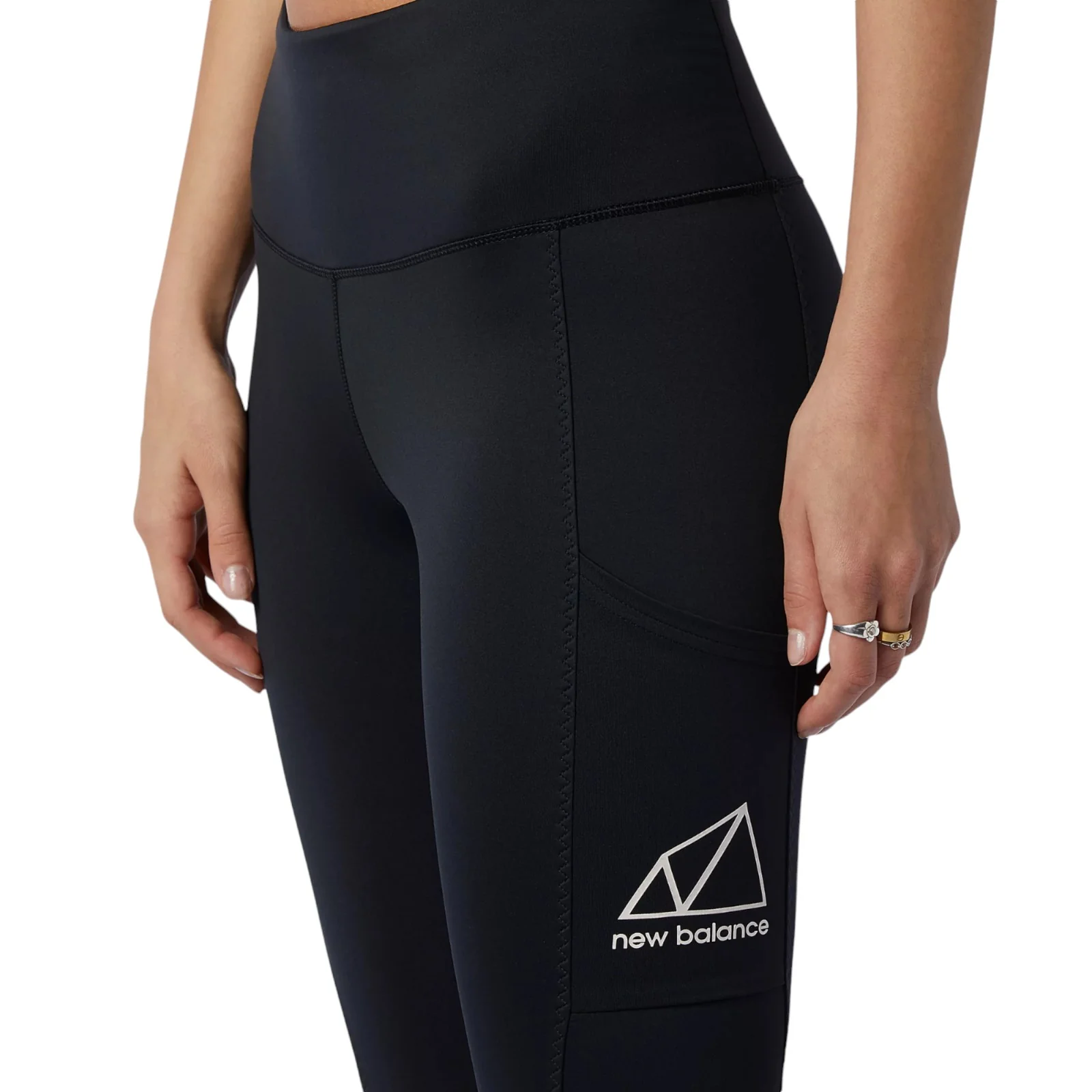 New Balance Womens NB All Terain Leggings - Black - Image 4