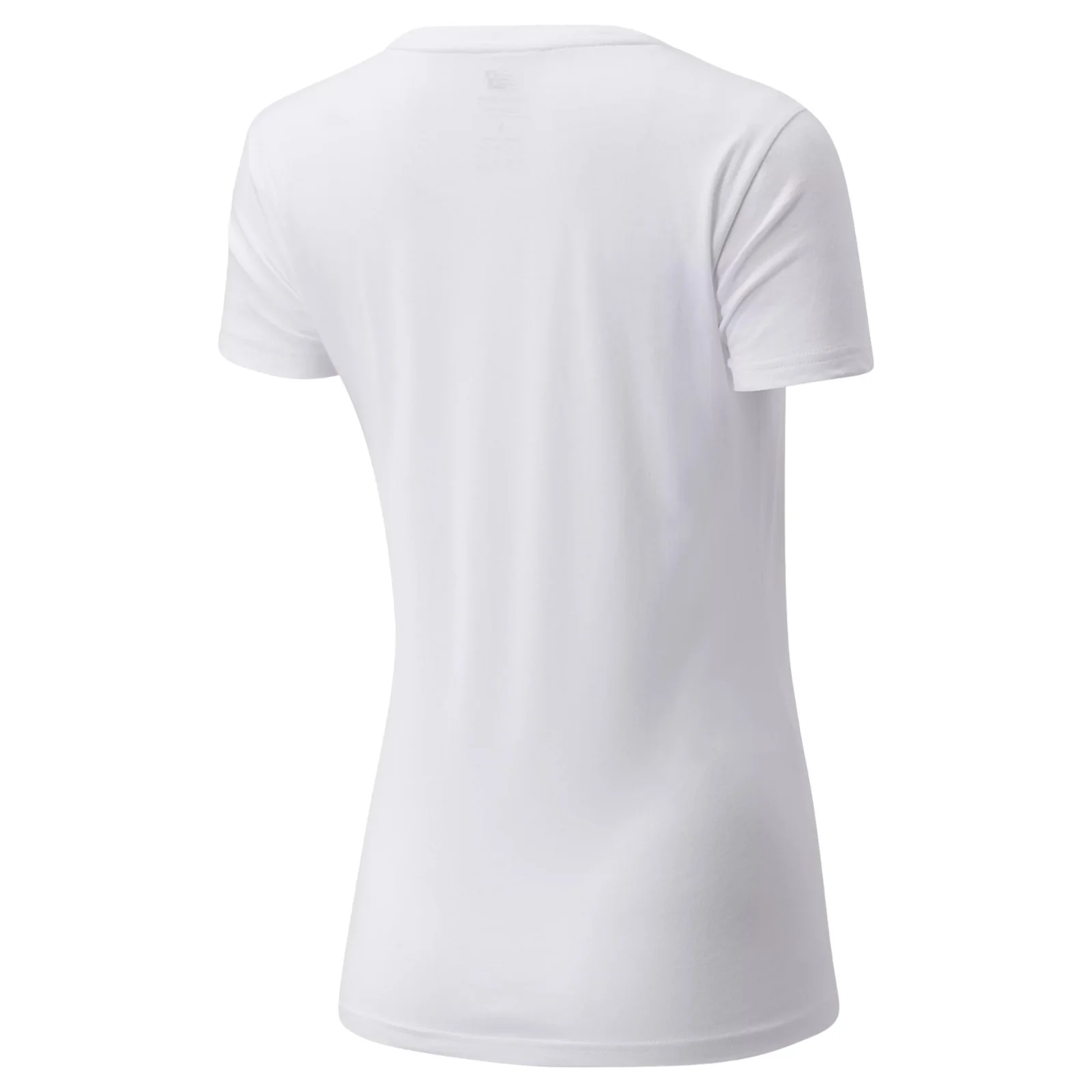New Balance Womens NB Classic Core Graphic Tee - White - Image 2