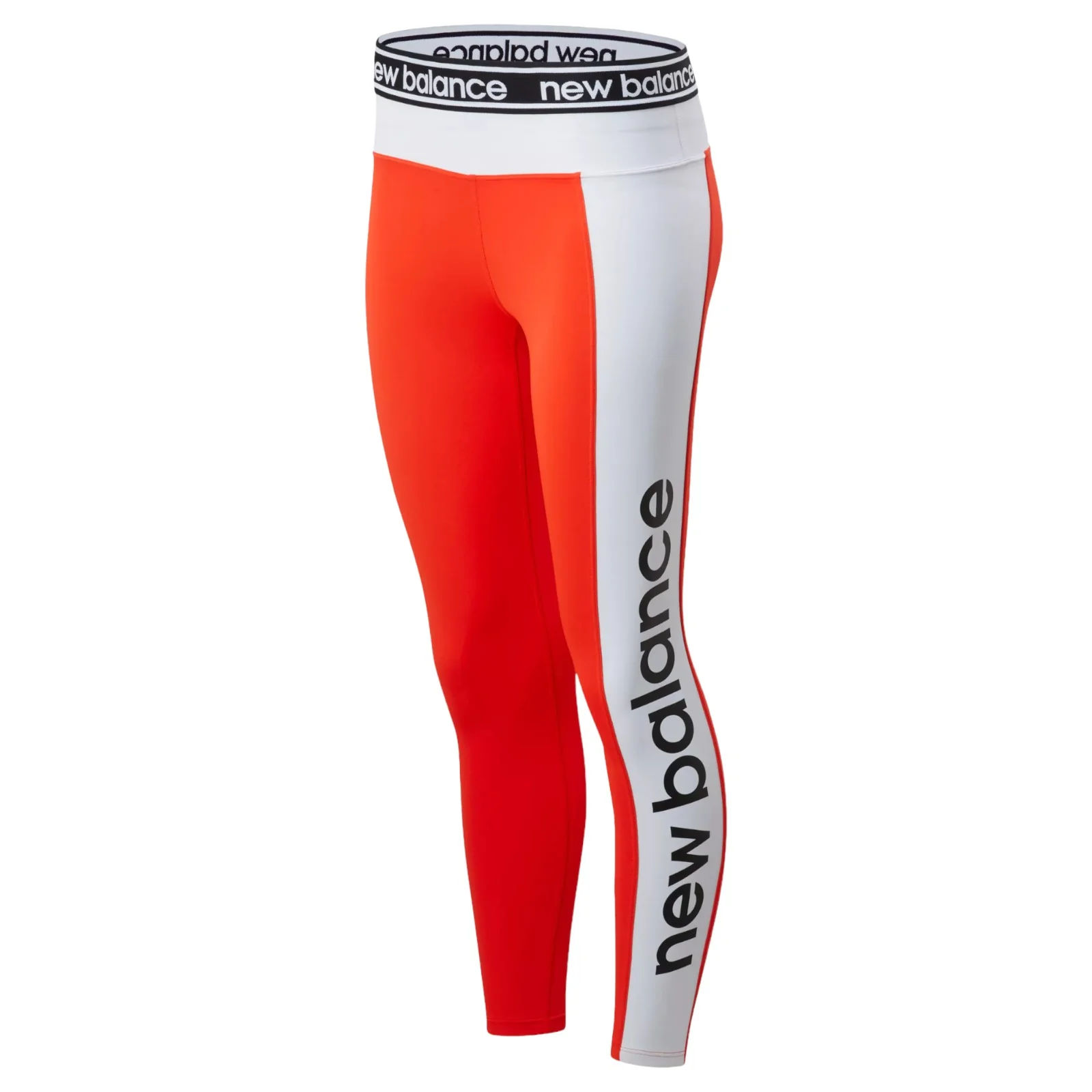 New Balance Womens Relentless High Rise 7/8 Tights - Red - Image 5