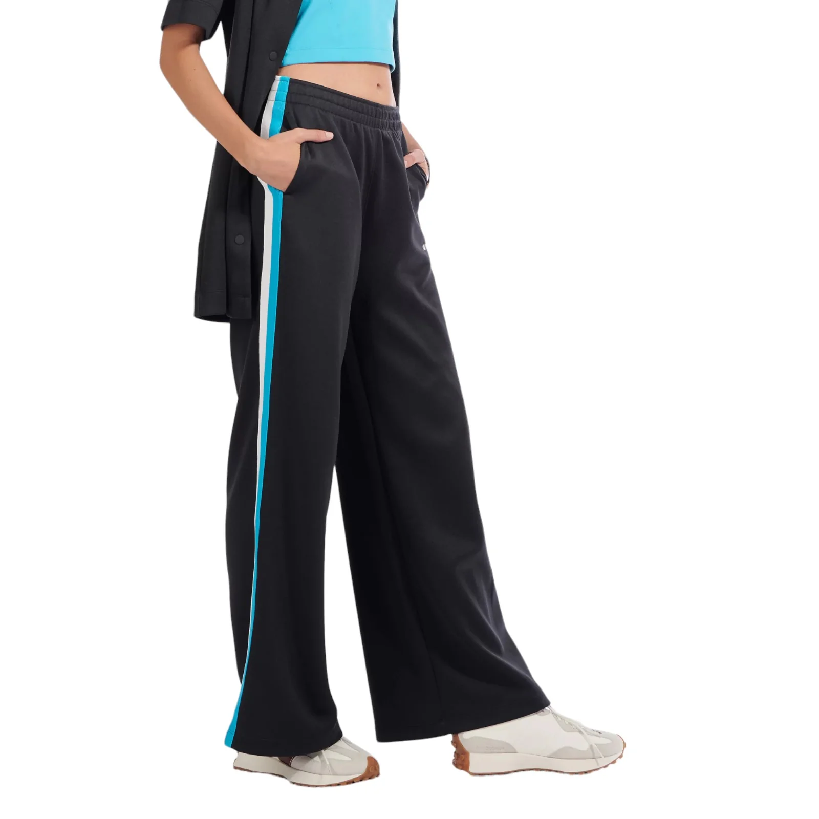 New Balance Womens Staud Track Pants - Black - Image 3
