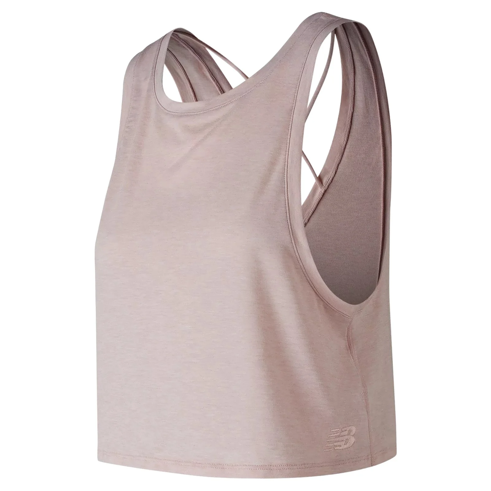 New Balance Womens Transform Two Way Crop Tank - Pink