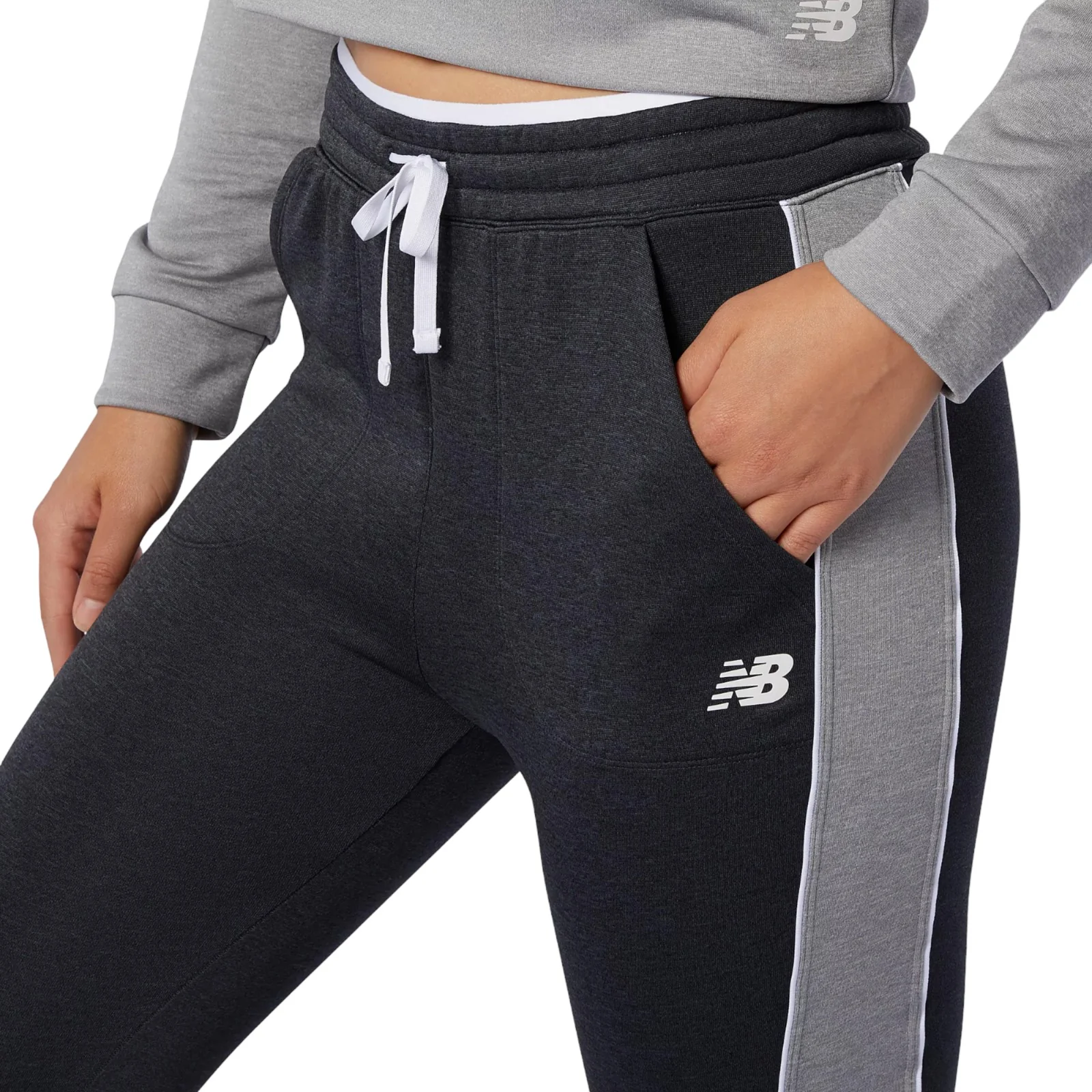 New Balance Womens Velocity Sweat Pants - Black - Image 3