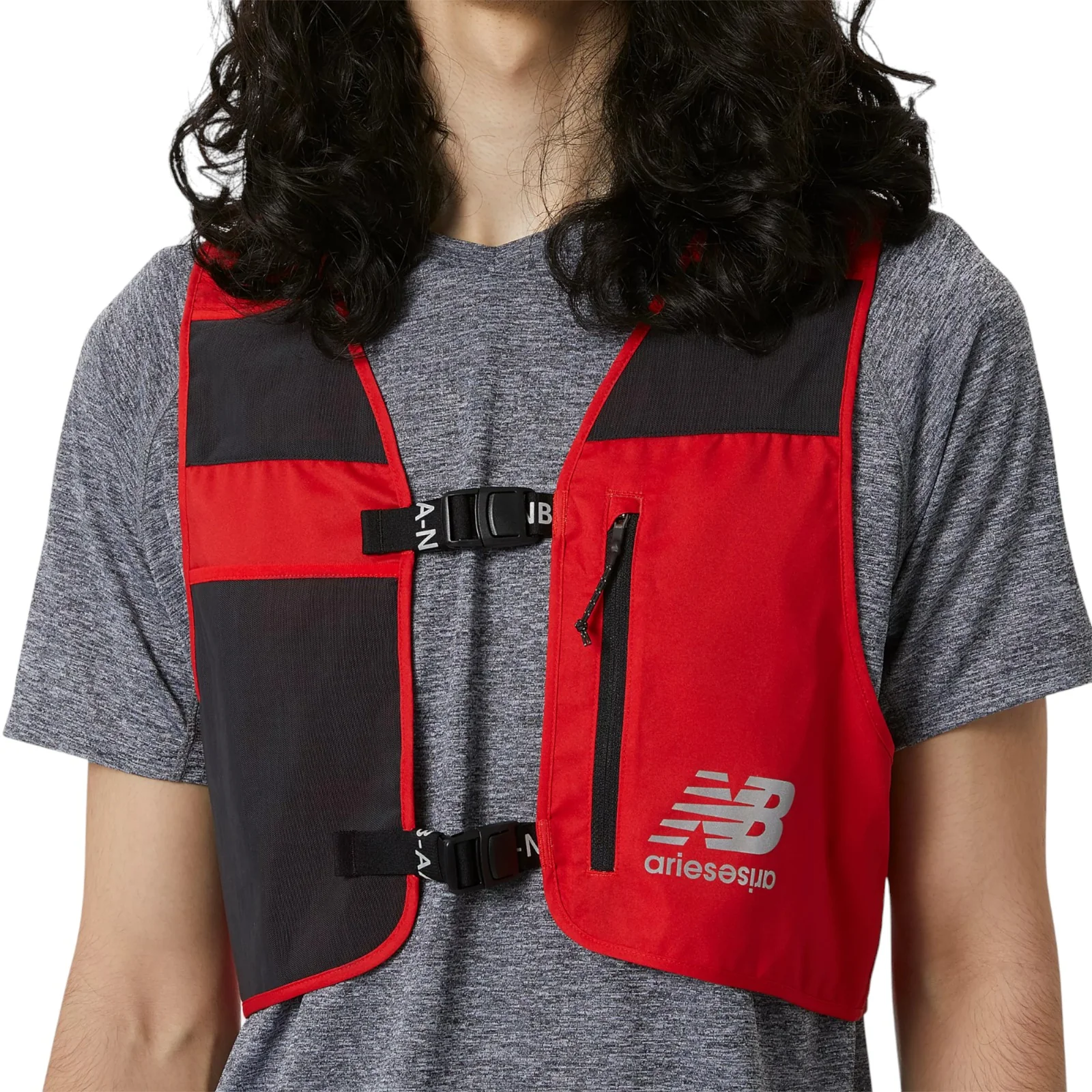New Balance X Aries Q Speed Commuter Vest - Red - Image 4