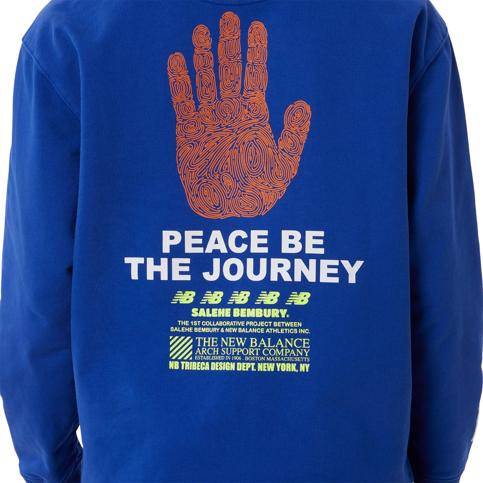 New Balance x Salehe Bembury PBJ Bembury Hoodie - Blue - Image 3