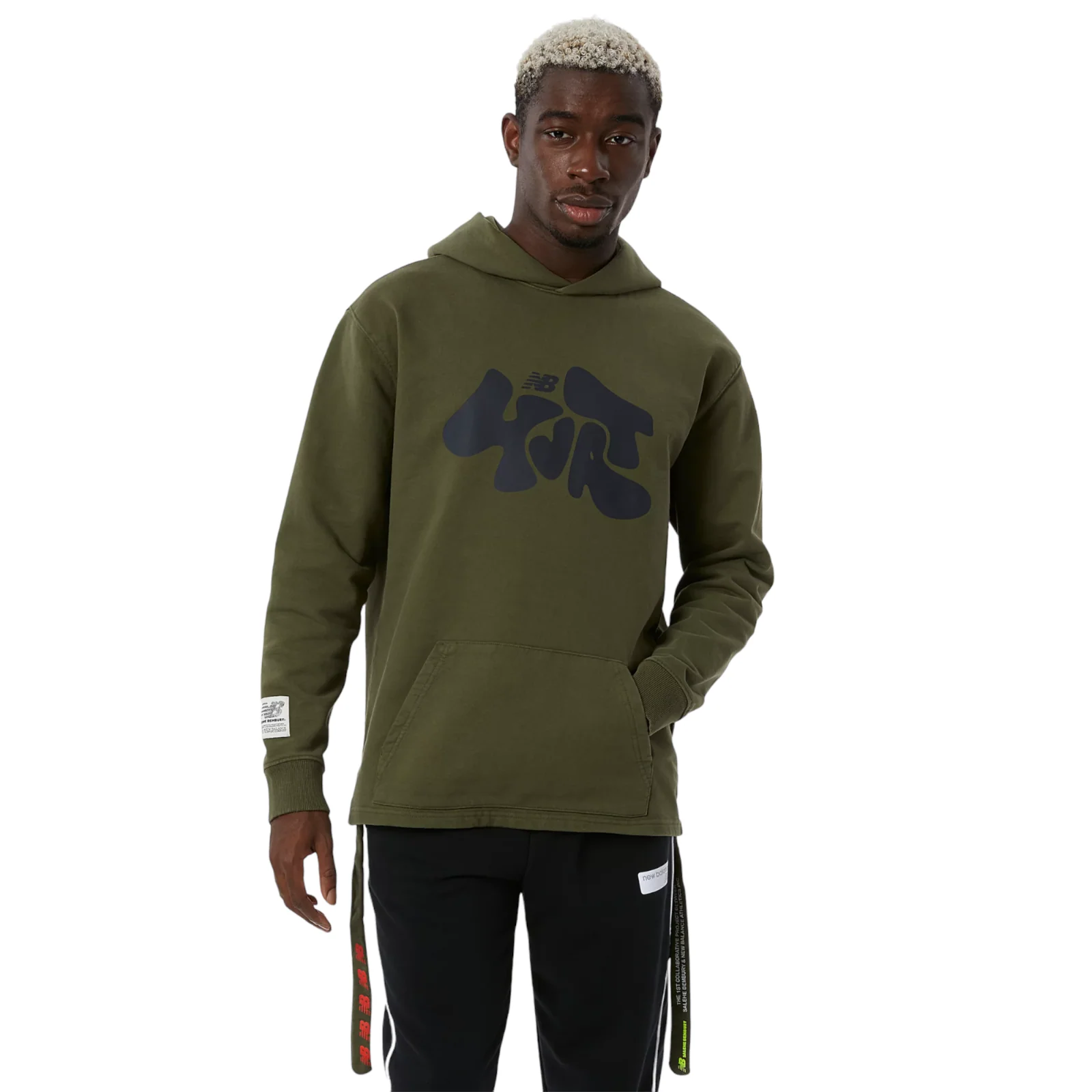 New Balance X Salehe Bembury Pbj Bembury Hoodie - Olive Green - Image 3