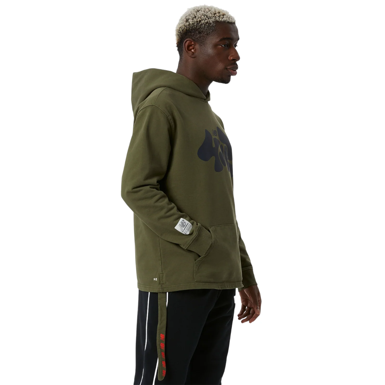 New Balance X Salehe Bembury Pbj Bembury Hoodie - Olive Green - Image 4