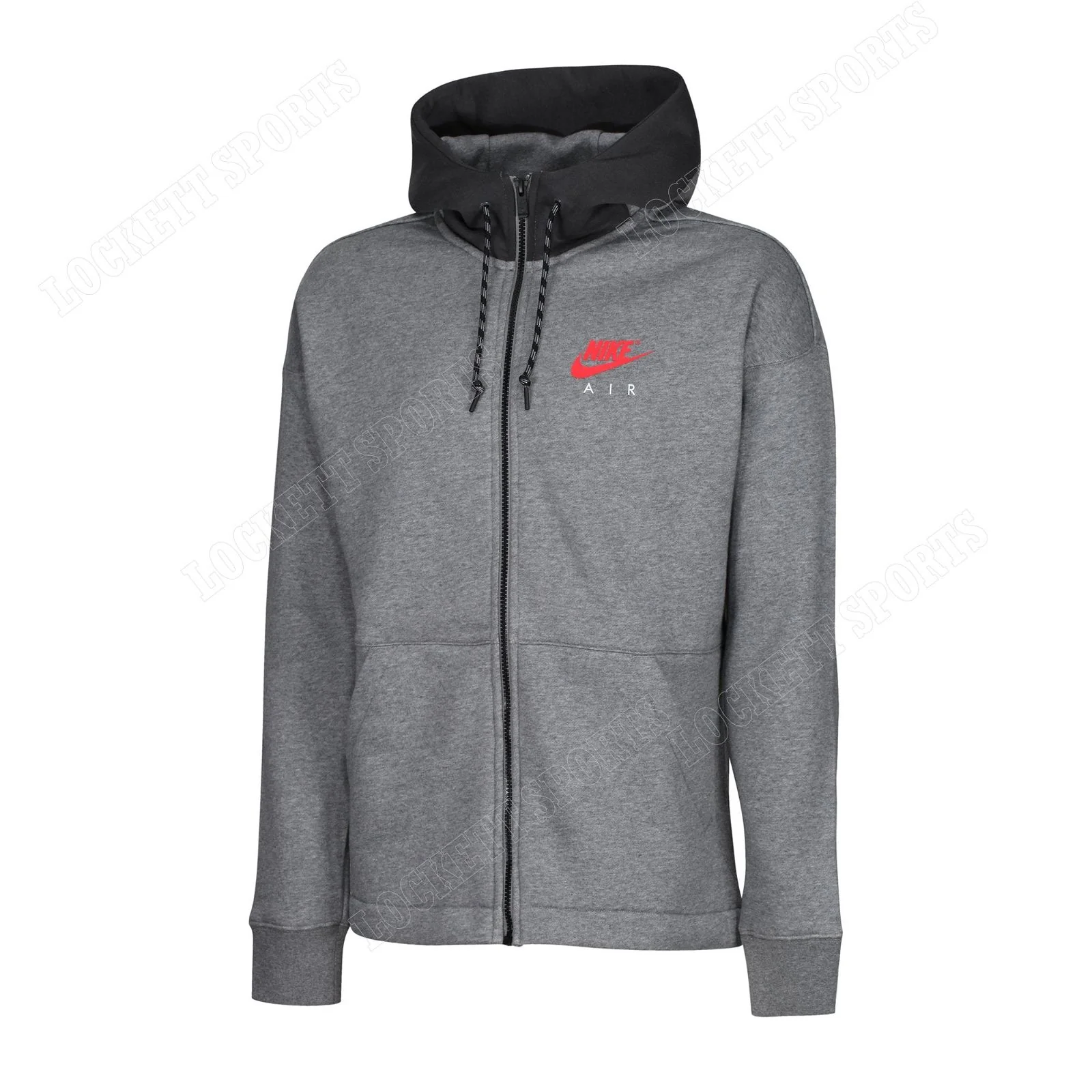 Nike Air Fleece NSW Tracksuit - Grey/Black - Image 3