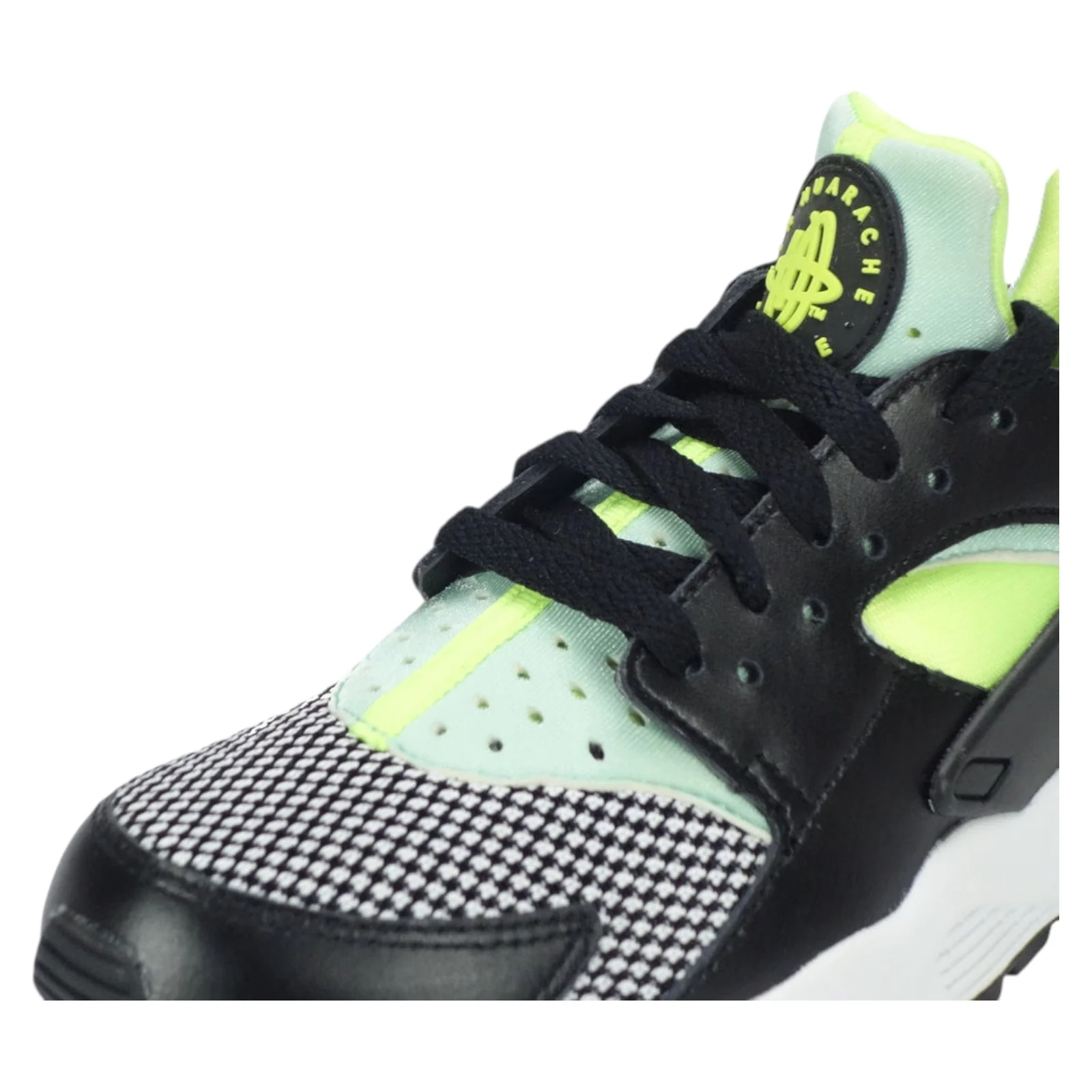 Nike Air Women's Huarache Trainers - Black Green - Image 6