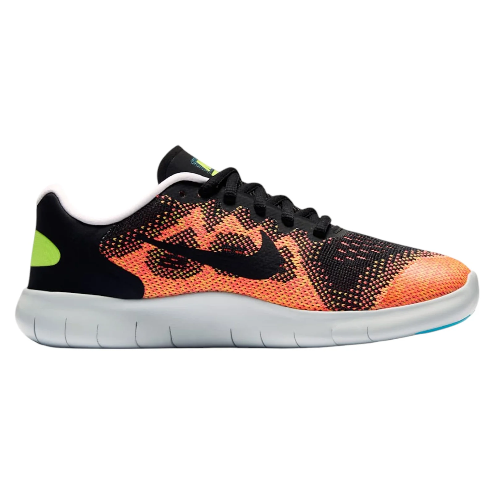 Nike Free Run 2 Running Shoes - Black / Orange - Image 4