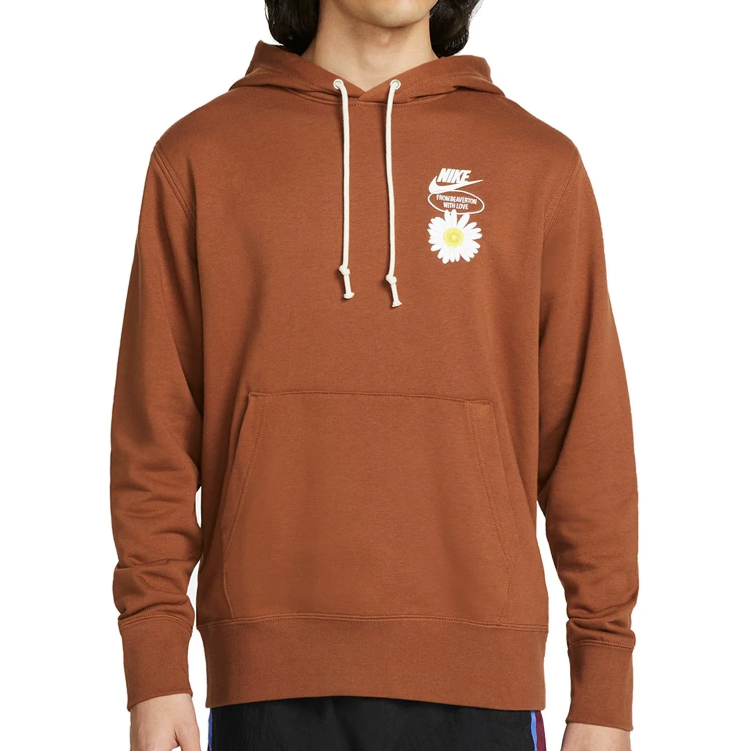 Nike Good Vibes Popover "Have A Nike Day" Hoodie - Brown - Image 3