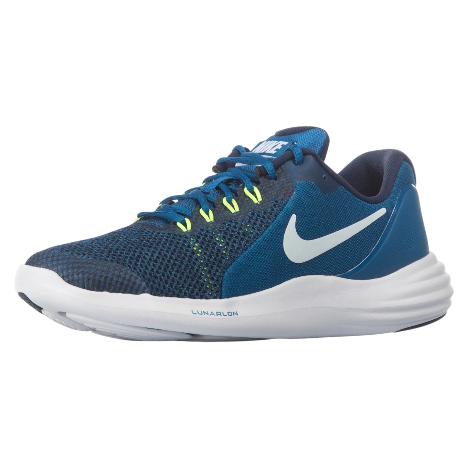 Nike Lunar Apparent Running Shoes (GS) - Blue / White - Image 2