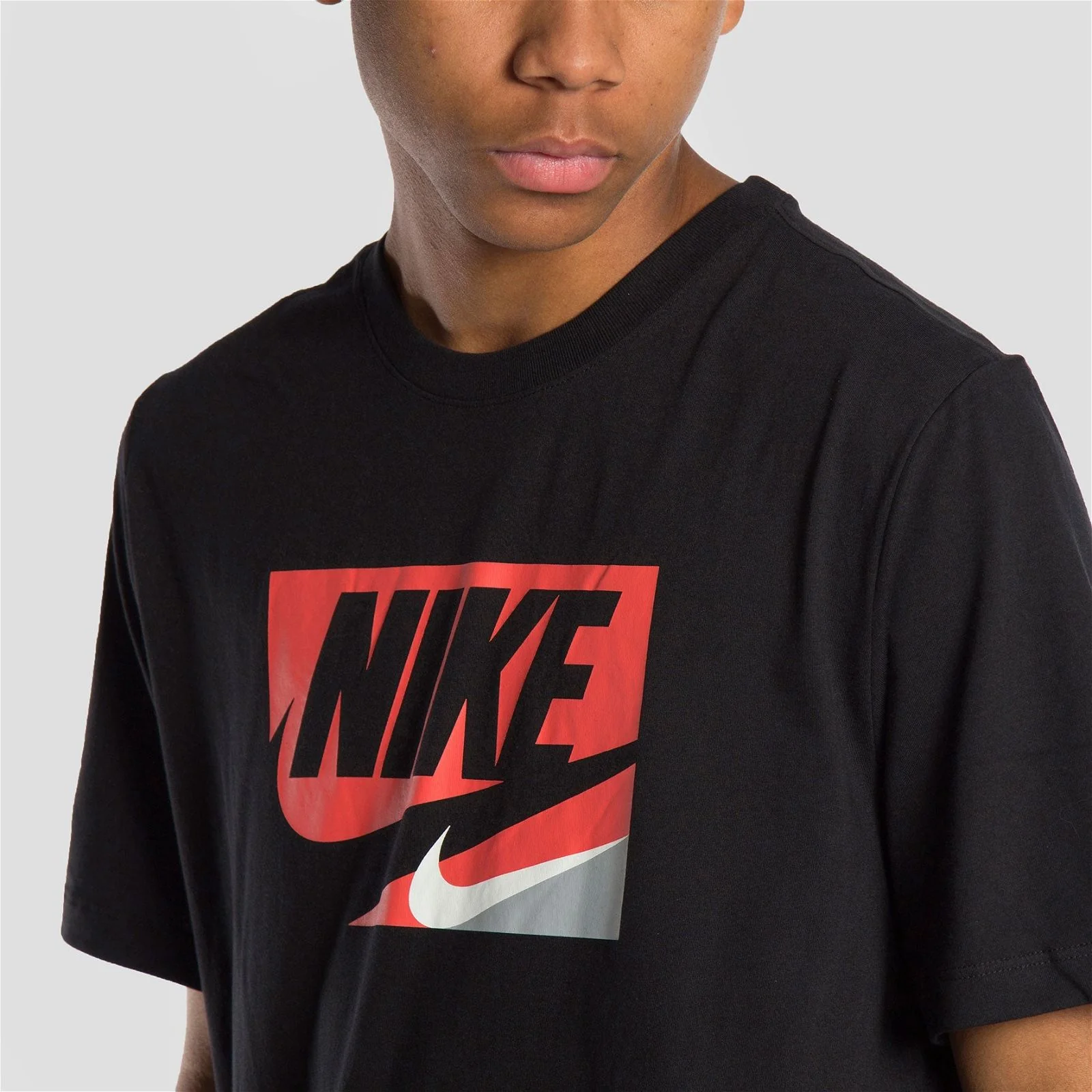 Nike NSW Sportswear Core Tee 1 T Shirt - Black - Image 3