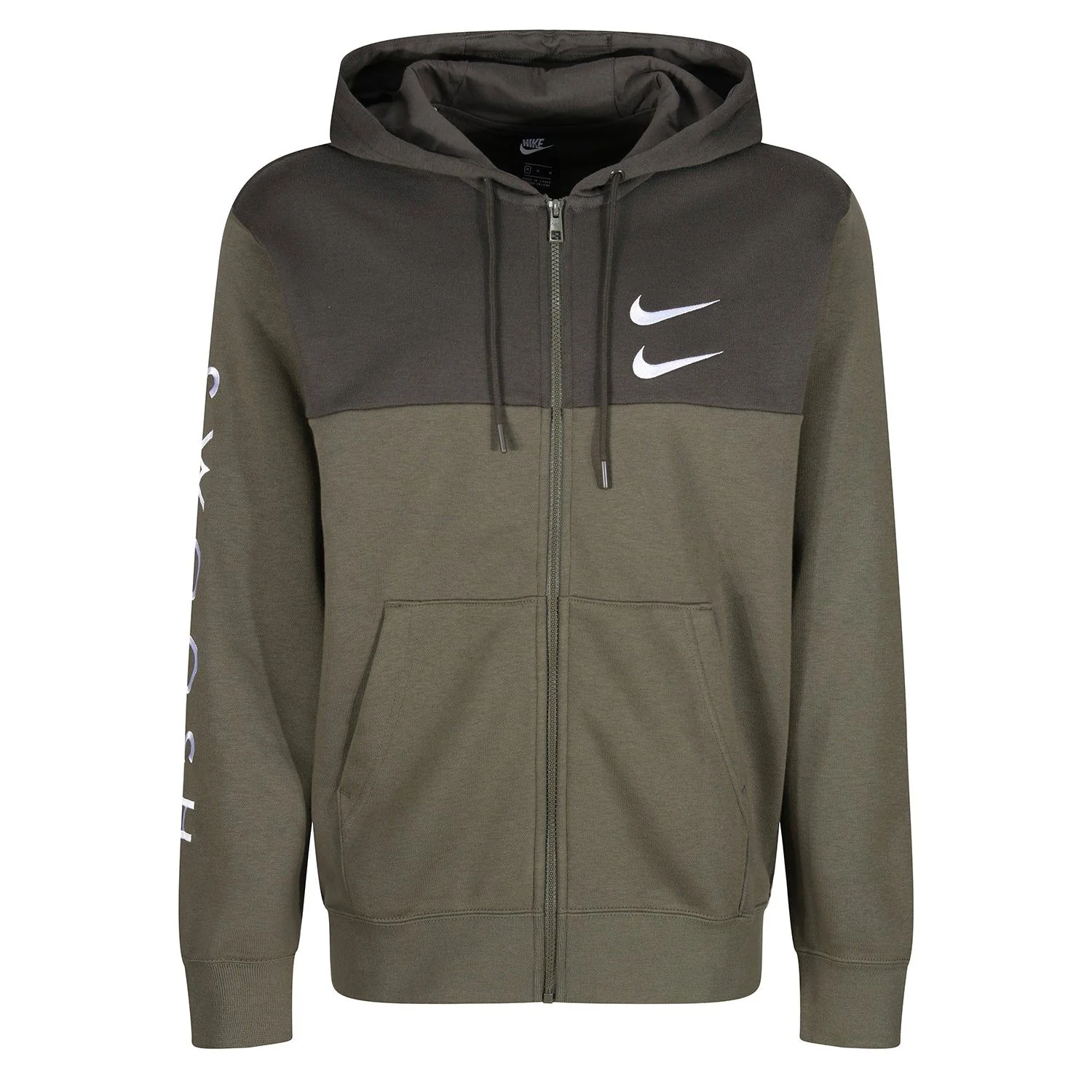 Nike NSW Swoosh Full ZIp Fleece Hoodie - Green
