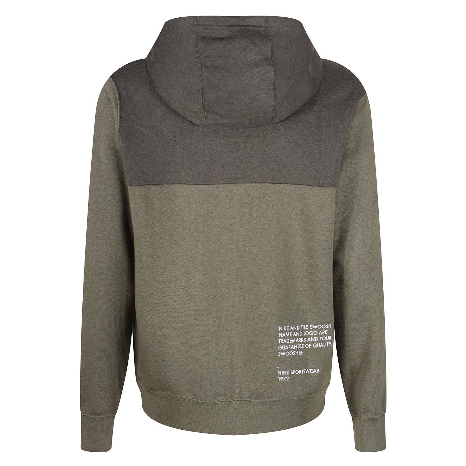 Nike NSW Swoosh Full ZIp Fleece Hoodie - Green - Image 2