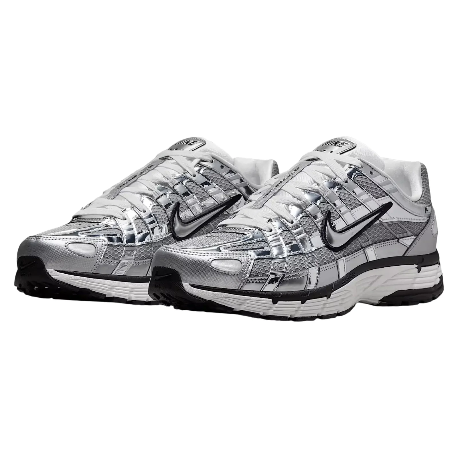 Nike P-6000 Metallic Trainers - Silver - CN0149-001 - Image 2
