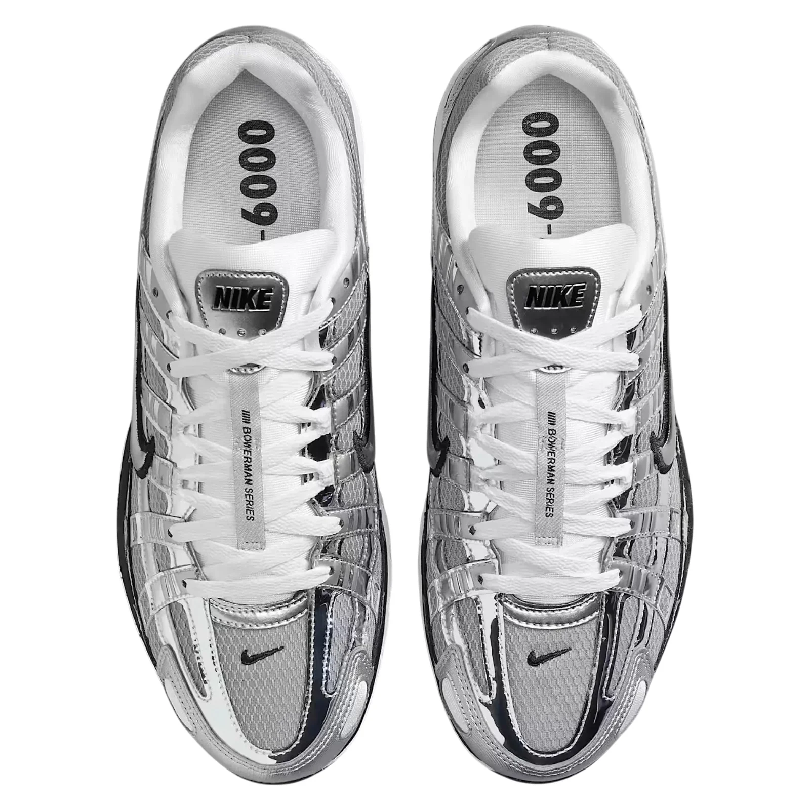Nike P-6000 Metallic Trainers - Silver - CN0149-001 - Image 3