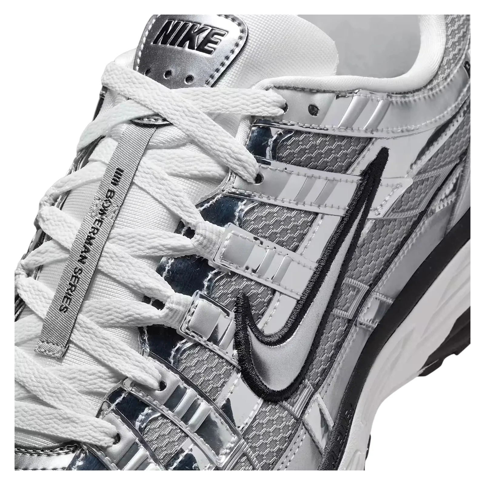 Nike P-6000 Metallic Trainers - Silver - CN0149-001 - Image 6