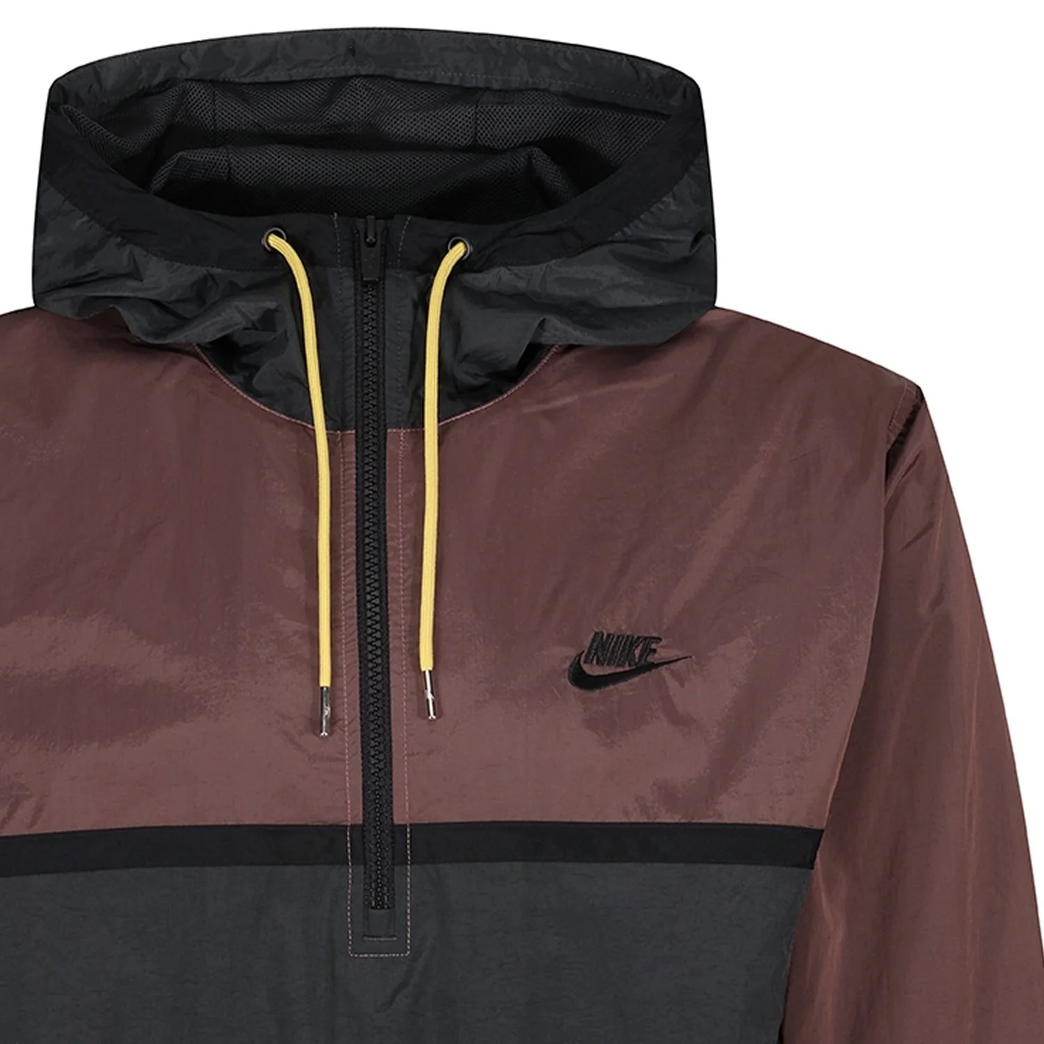 Nike Sportswear 1/2-Zip Iridescent Hooded Jacket - Black - Image 3