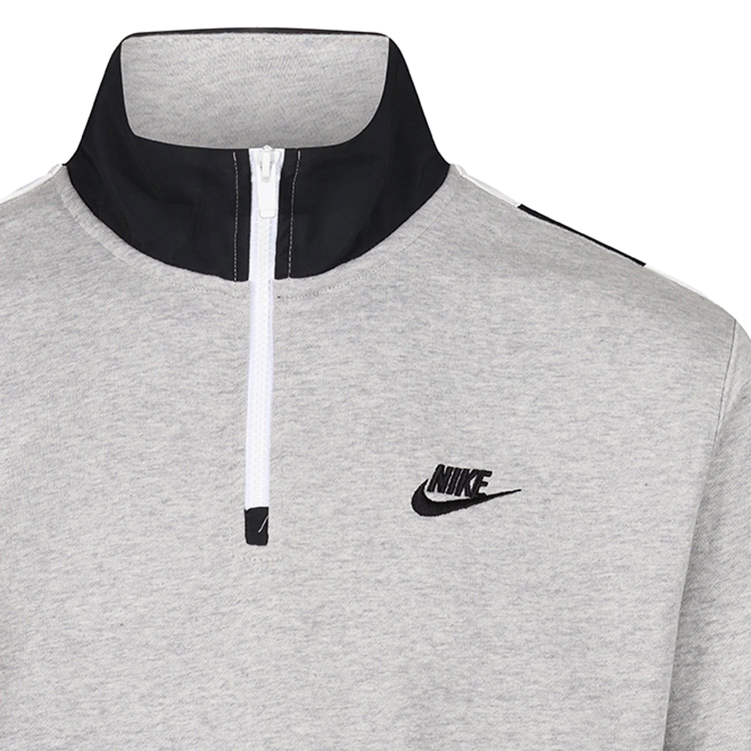 Nike Sportswear NSW City Edition 1/2 Zip Top Sweat - Grey - Image 3
