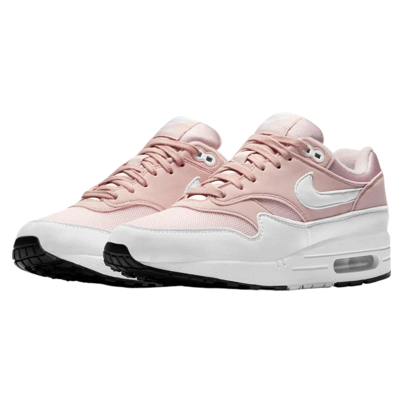Nike Womens Air Max 1 Shoes - Barley Rose White - Image 2