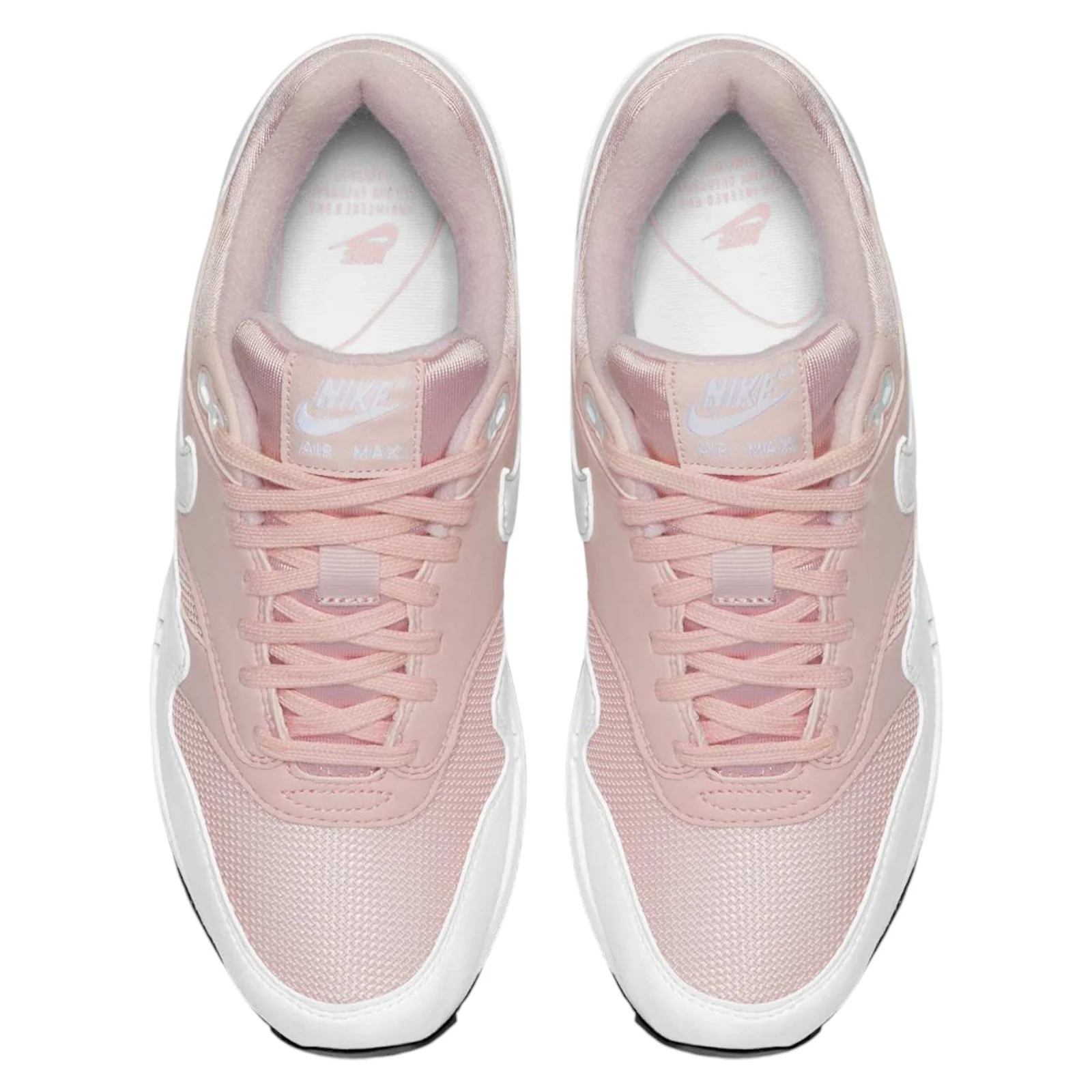 Nike Womens Air Max 1 Shoes - Barley Rose White - Image 5