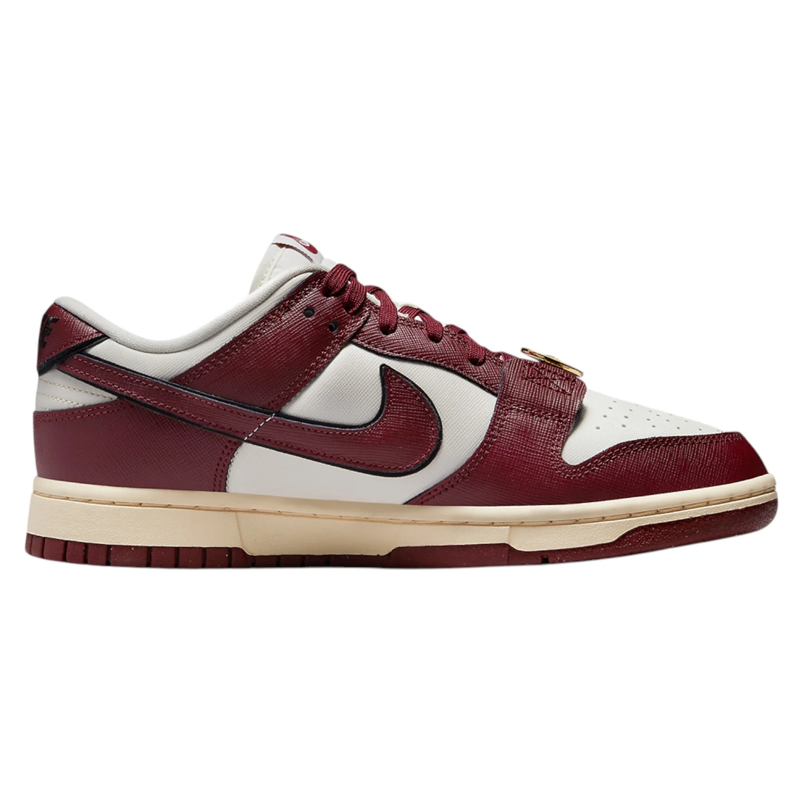 Nike Womens Dunk Low SE Sisterhood Shoes - Sail Team Red - Image 3