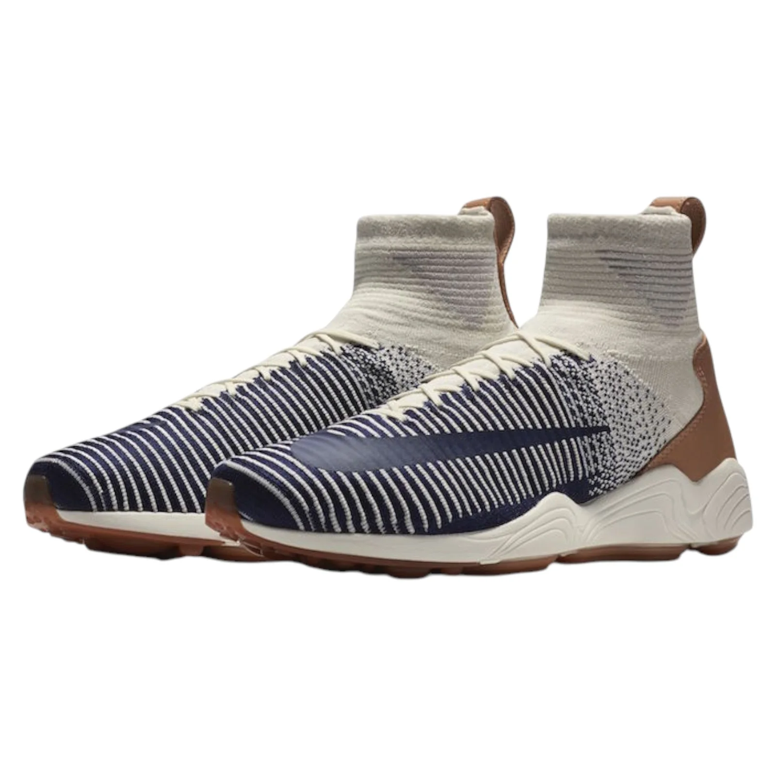 Nike Zoom Mercurial XI Flyknit Sail Boots - White Navy - Image 2