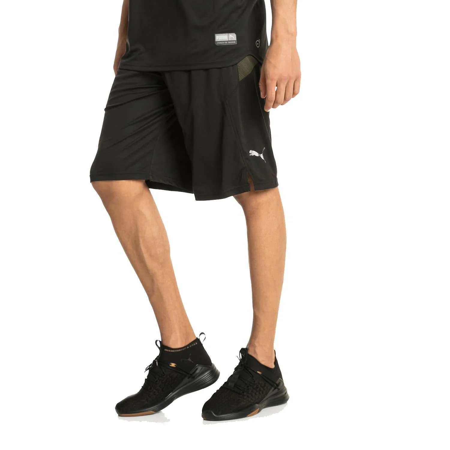 Puma Energy Knit Mesh 11 " Shorts - Black - Image 3