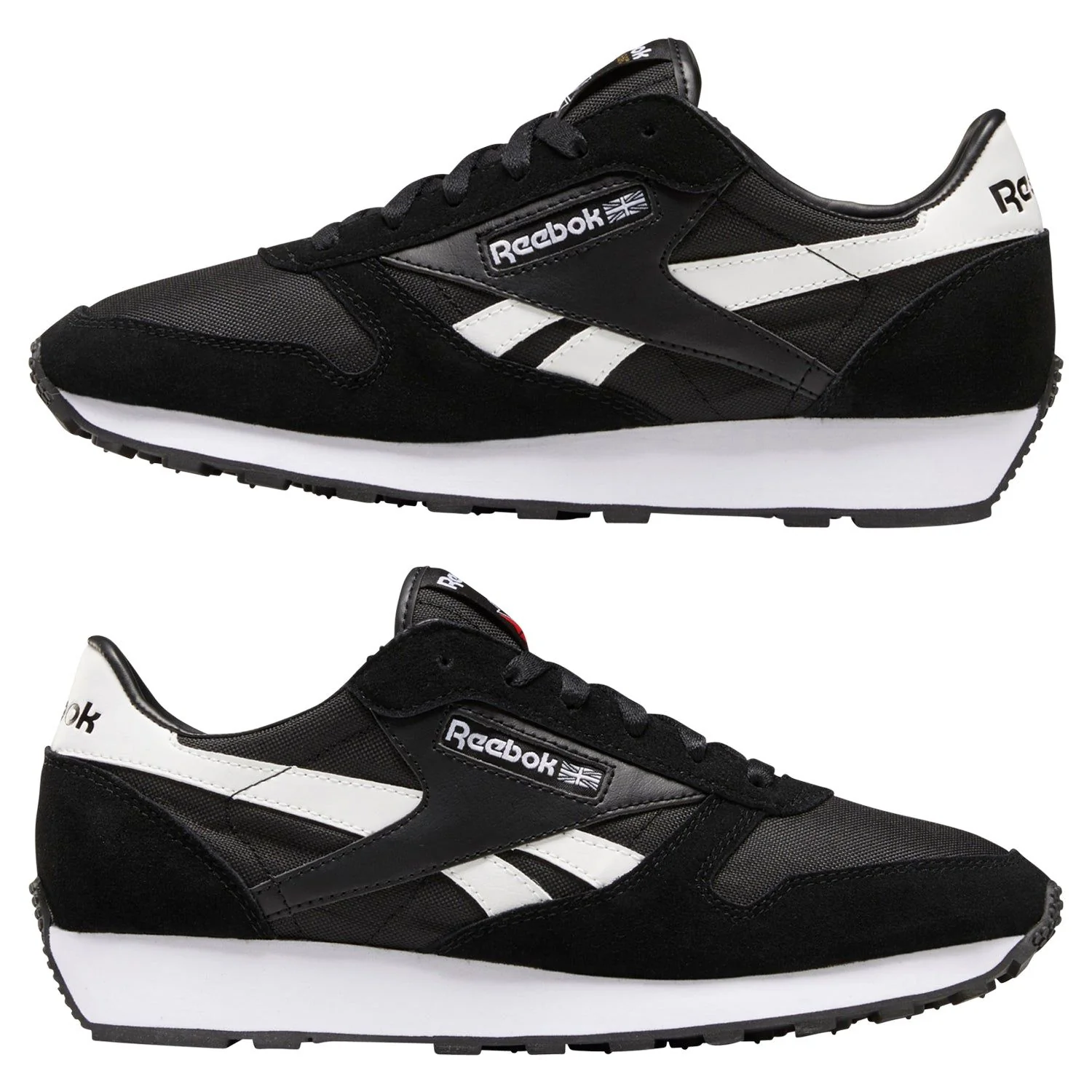 Reebok Classic Leather AZ Shoes - Black/White - Image 4