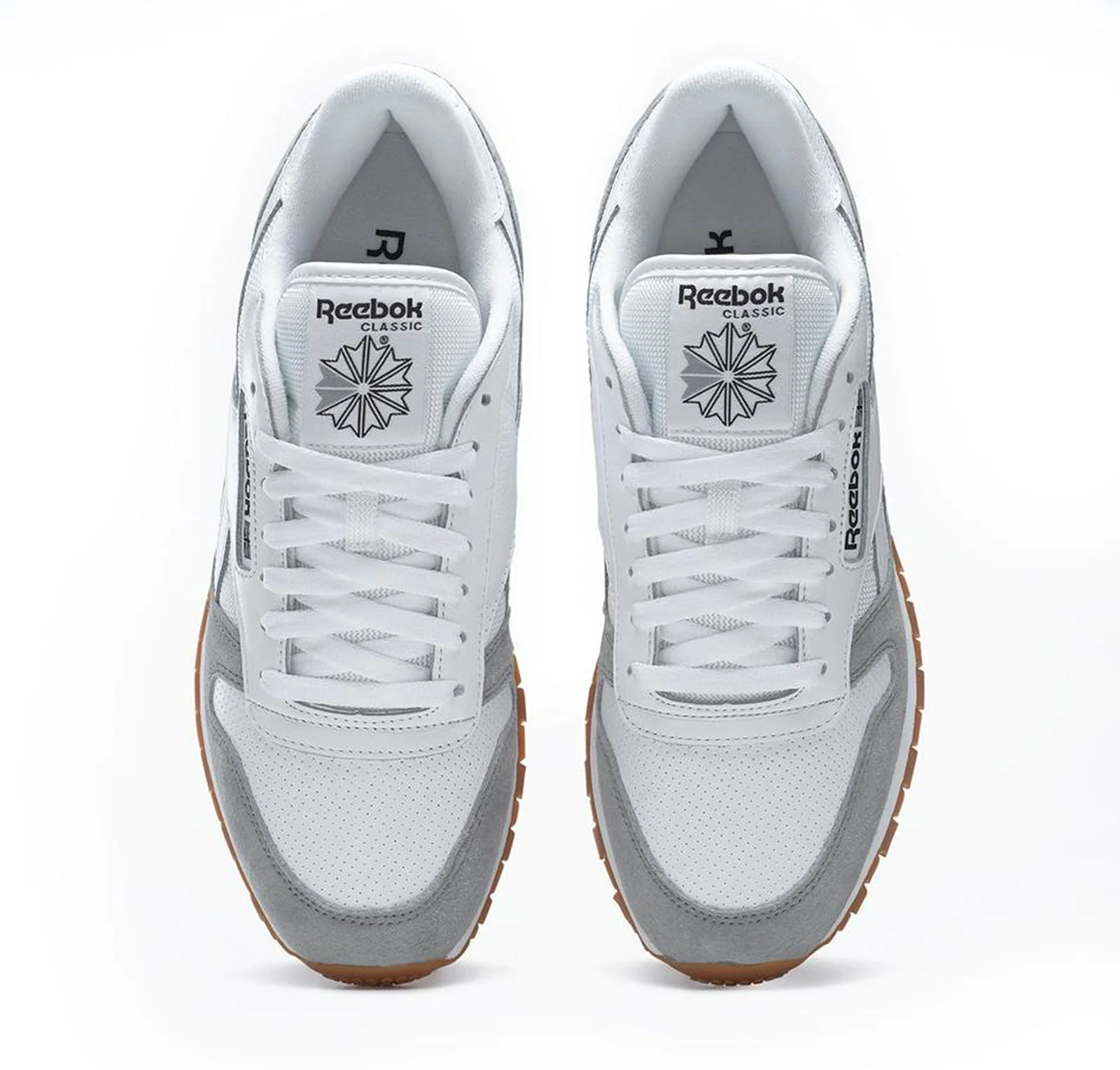 Reebok Classic Leather MU Trainers - White / Grey - Image 4