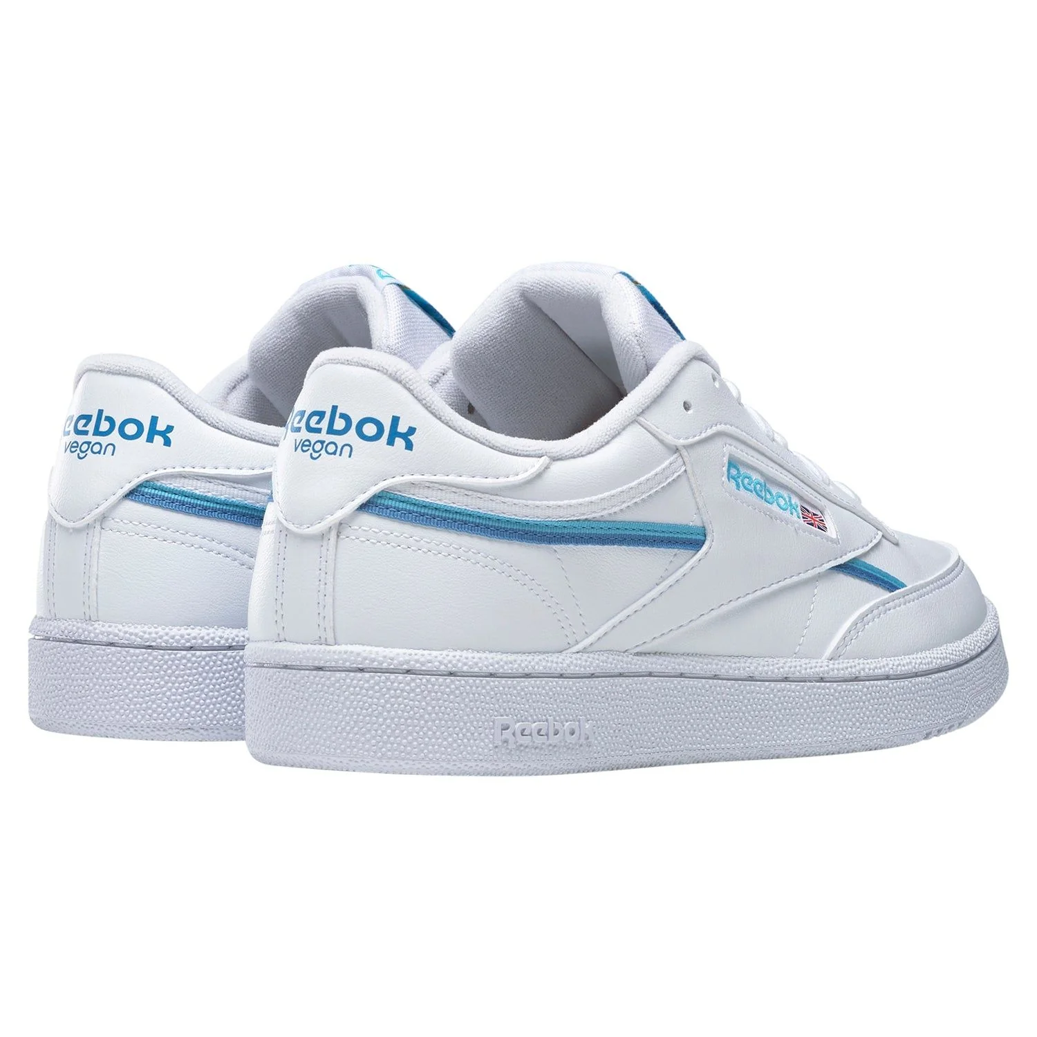 Reebok Classics Club C 85 Vegan Shoes - White Digital Blue - Image 3