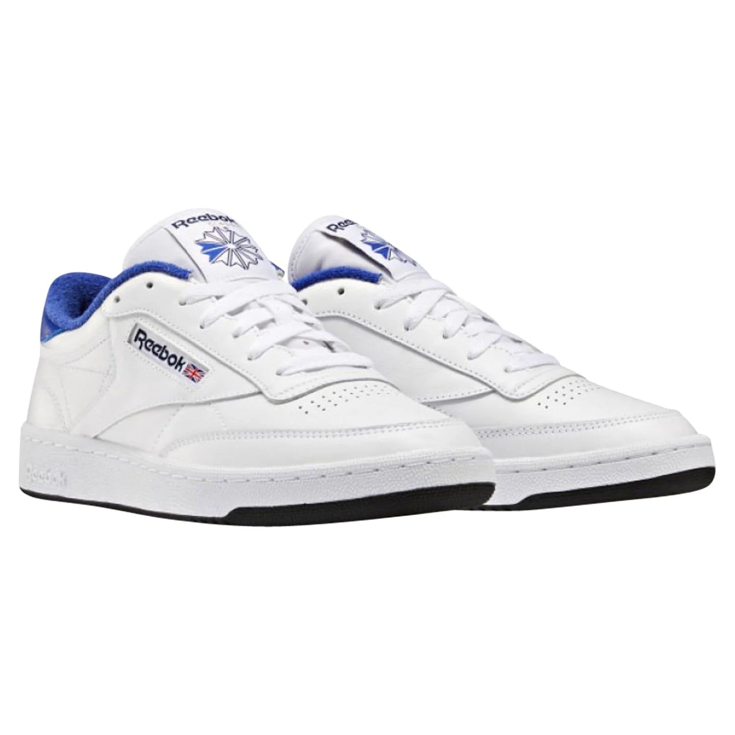 Reebok Classics Club C 85 x Eric Emanuel Shoes - White/Blue - Image 2