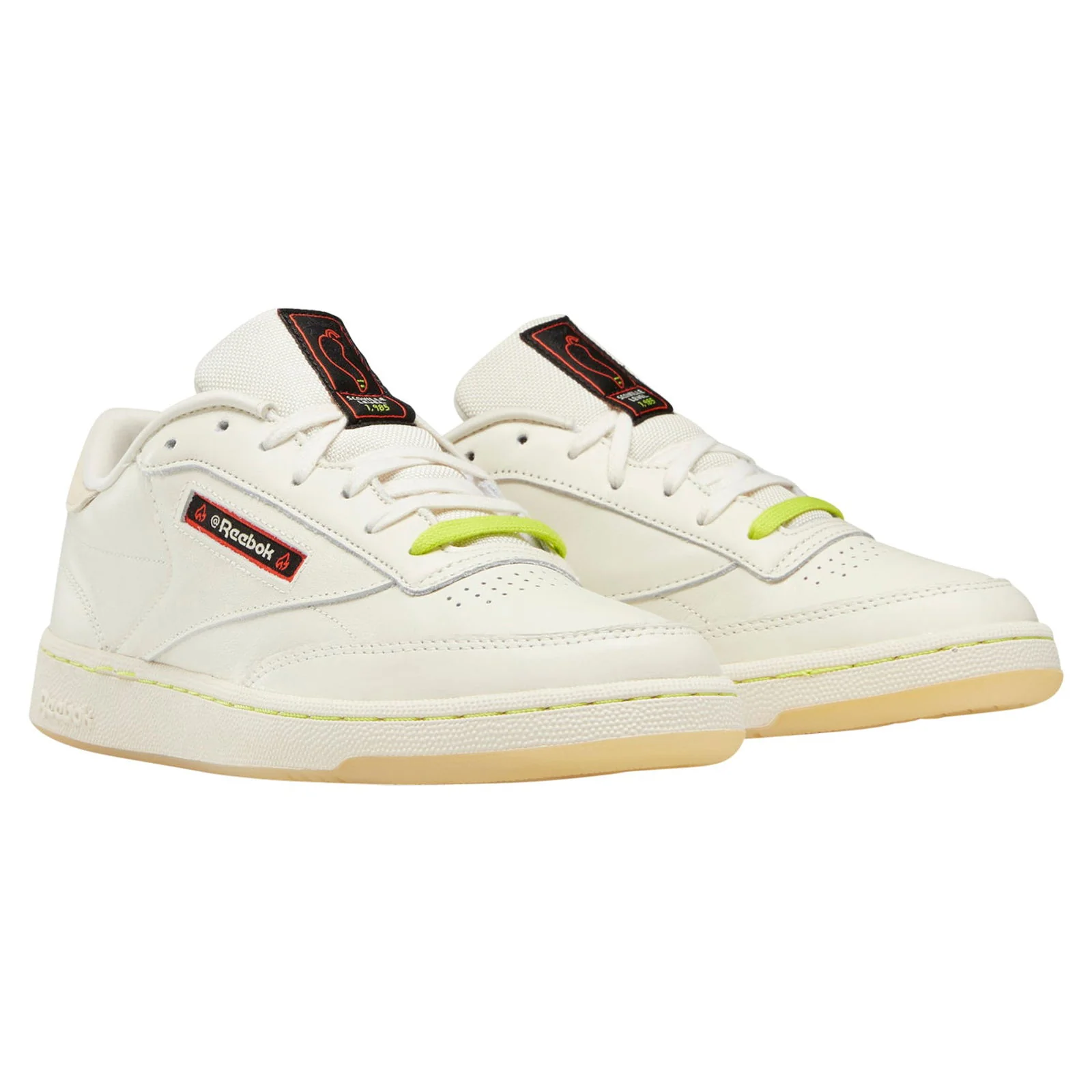 Reebok Classics Club C 85 x Hot Ones 'Scoville Levels' Trainers - White - Image 2