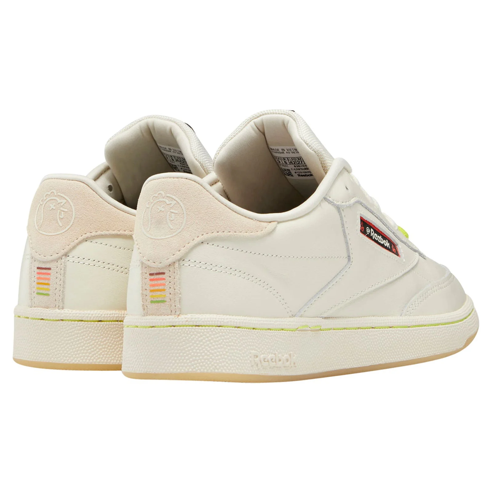 Reebok Classics Club C 85 x Hot Ones 'Scoville Levels' Trainers - White - Image 3