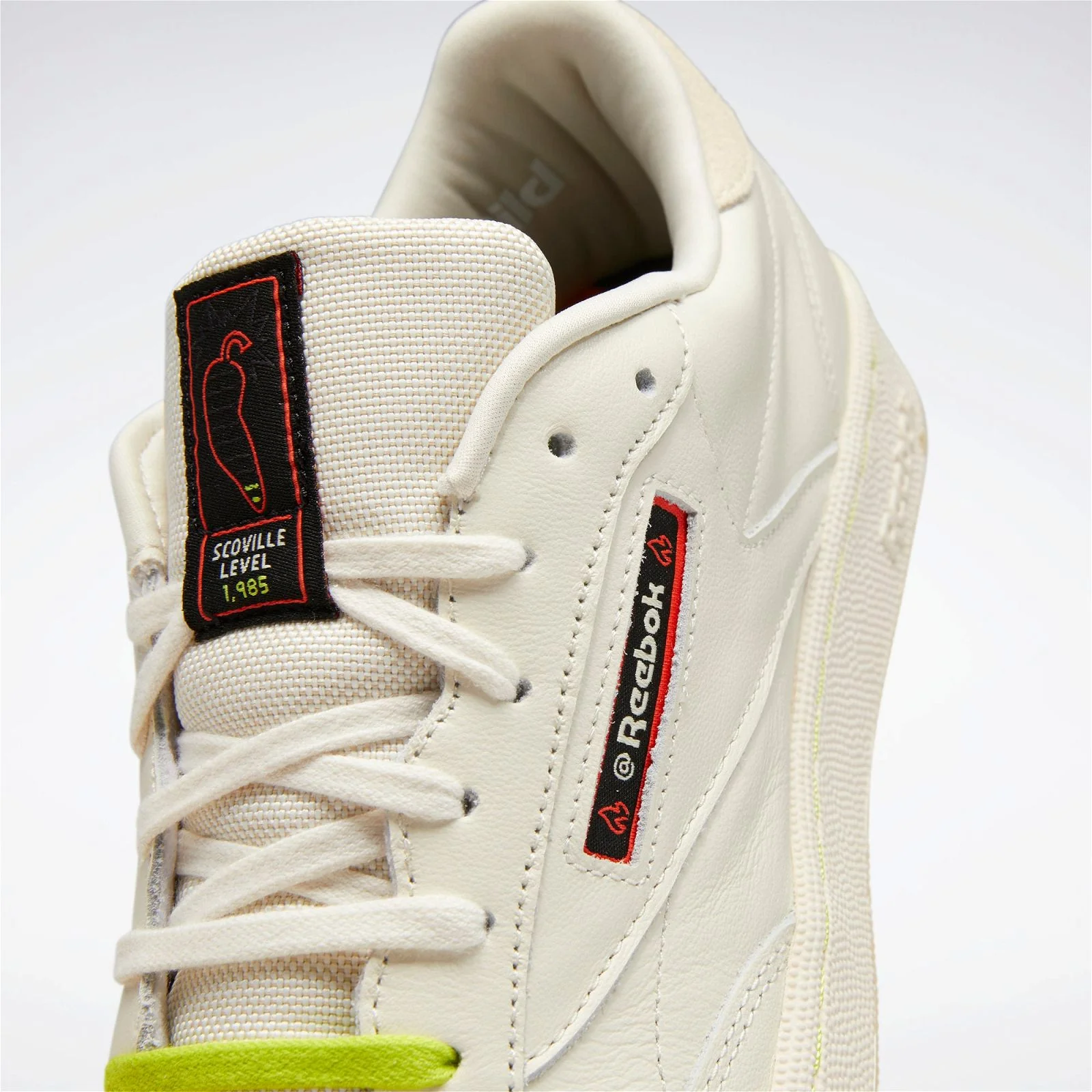 Reebok Classics Club C 85 x Hot Ones 'Scoville Levels' Trainers - White - Image 4
