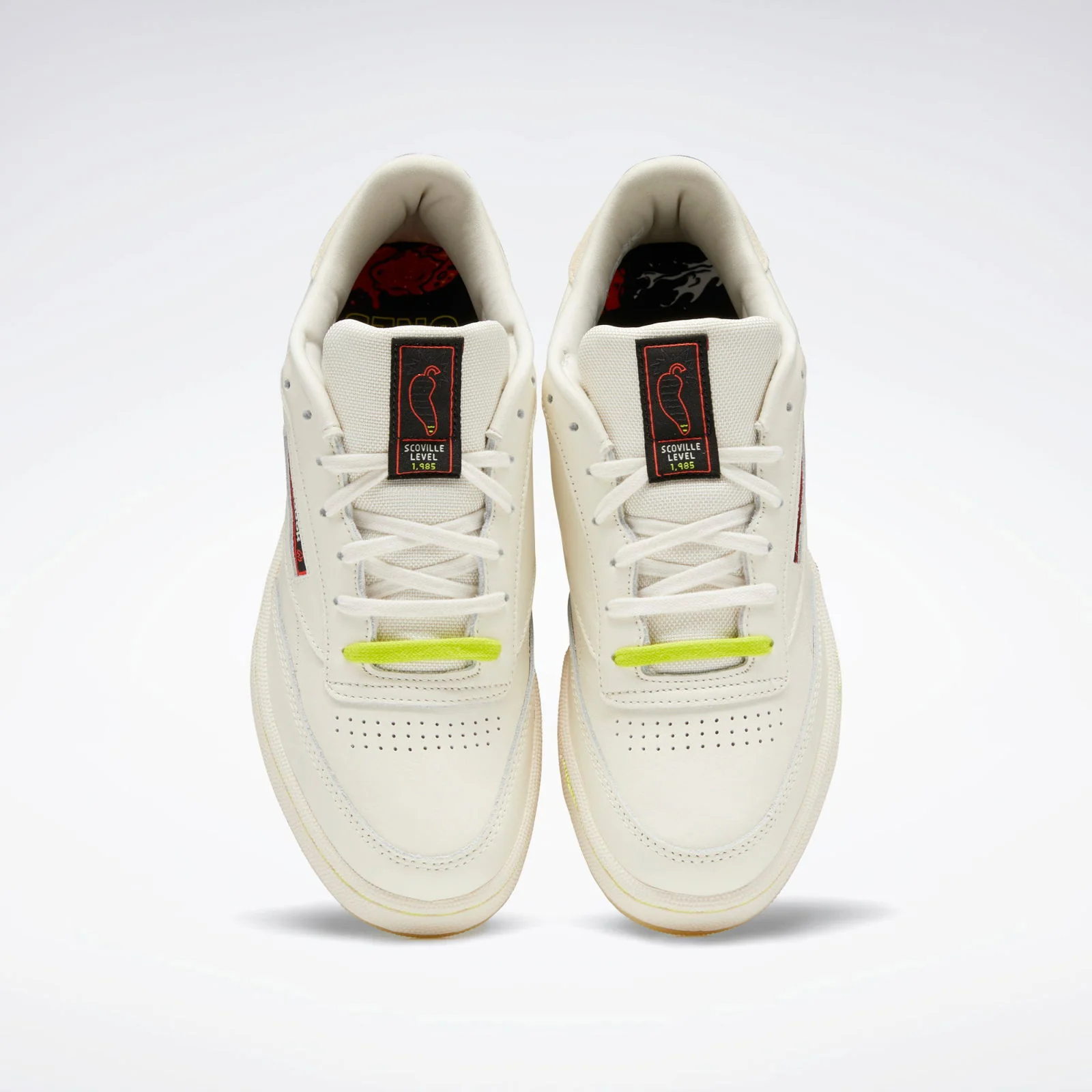 Reebok Classics Club C 85 x Hot Ones 'Scoville Levels' Trainers - White - Image 7