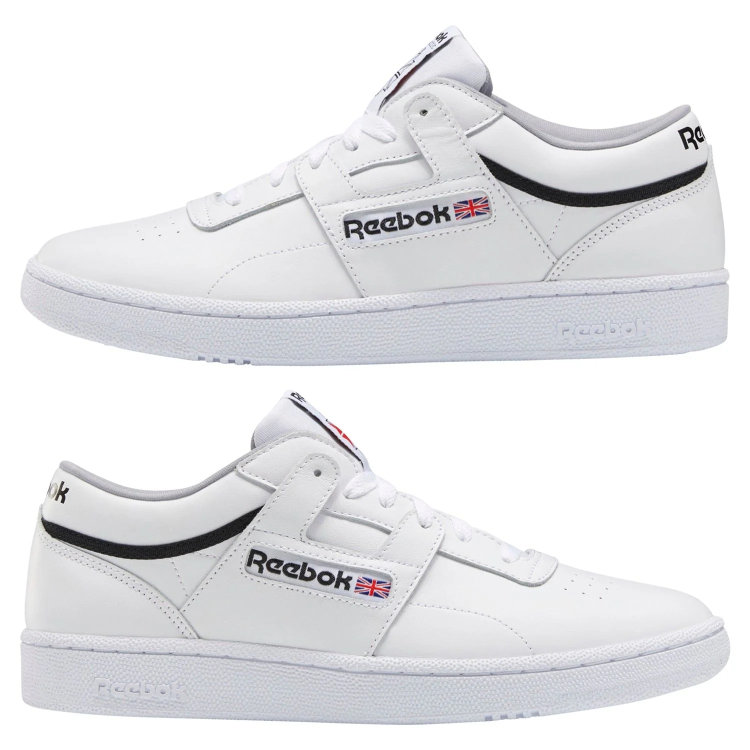 Reebok Classics Club Workout Shoes - White - Image 4