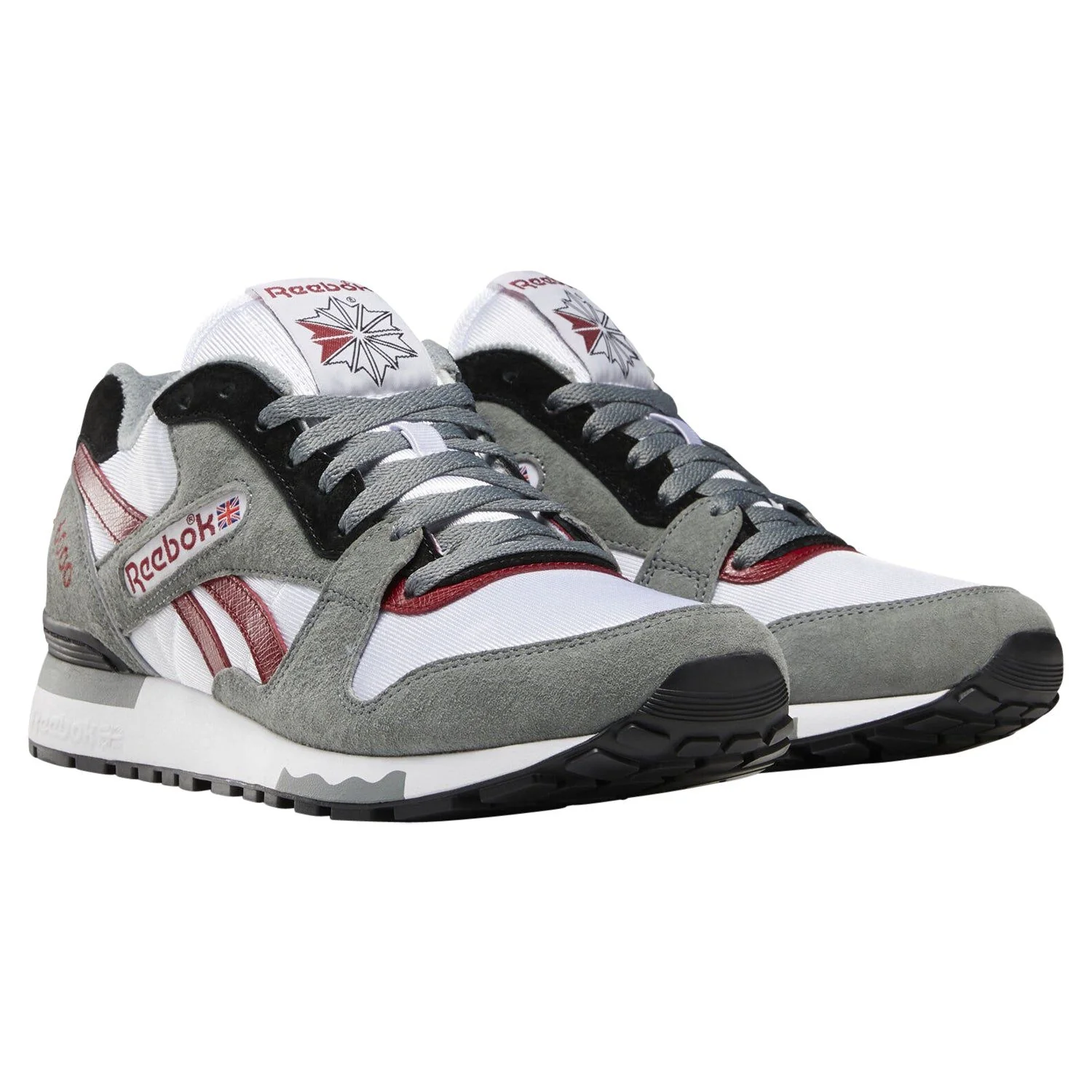 Reebok Classics GL 6000 OG Trainers - Grey & Red - Image 2