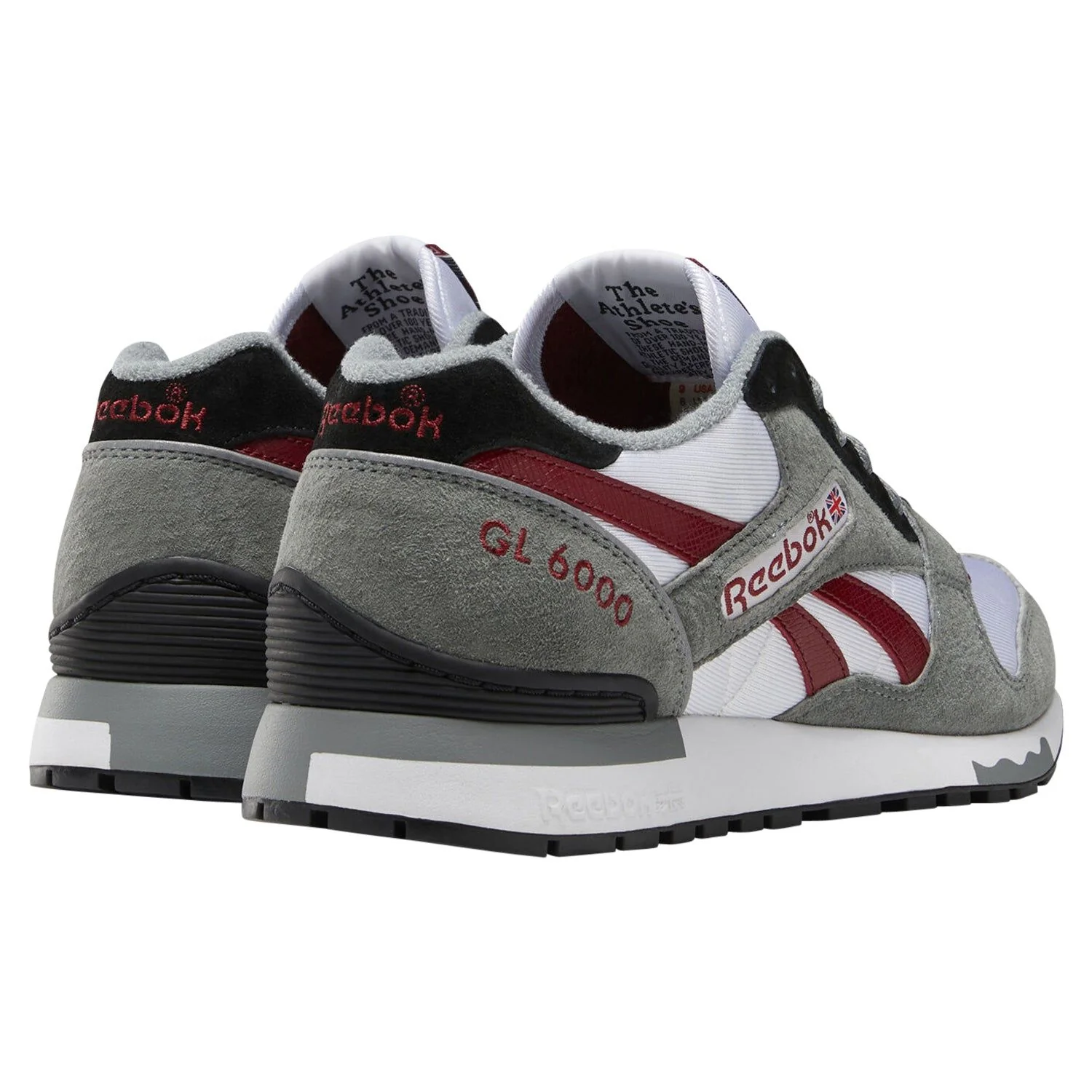 Reebok Classics GL 6000 OG Trainers - Grey & Red - Image 3