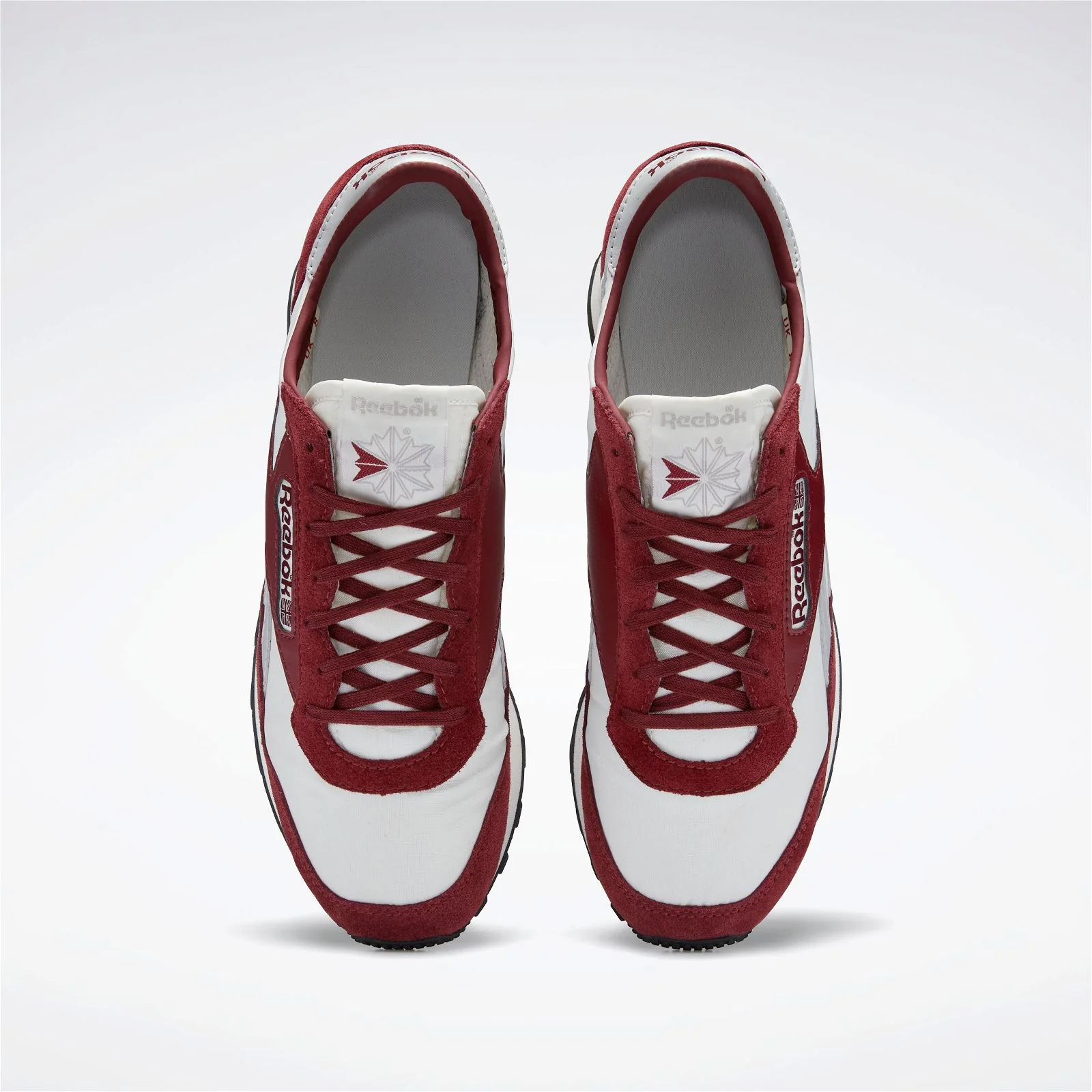 Reebok Classics Unisex Aztec II Shoes - Burgundy / Chalk - Image 8
