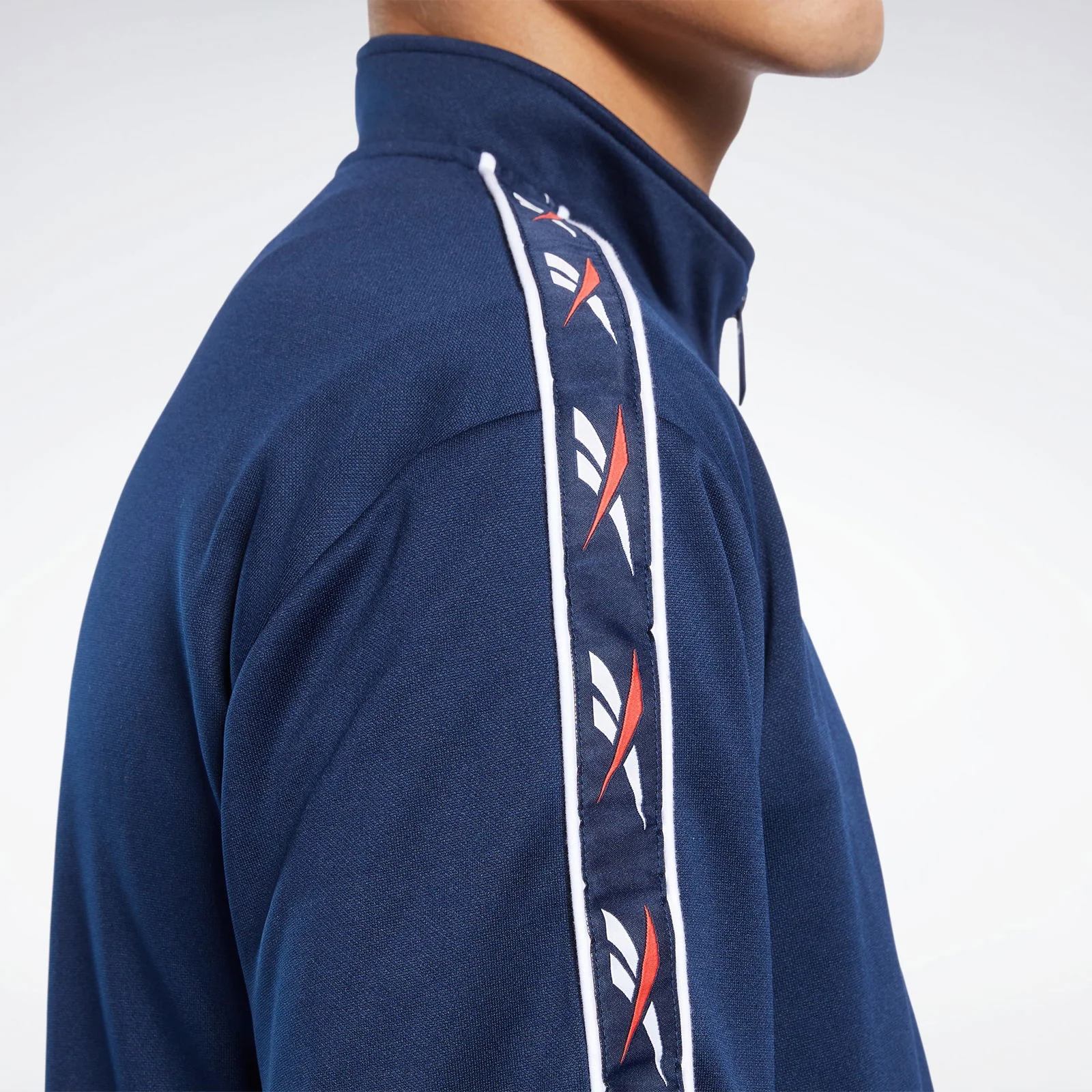 Reebok Classics Vector Tape Track Jacket - Navy - Image 3