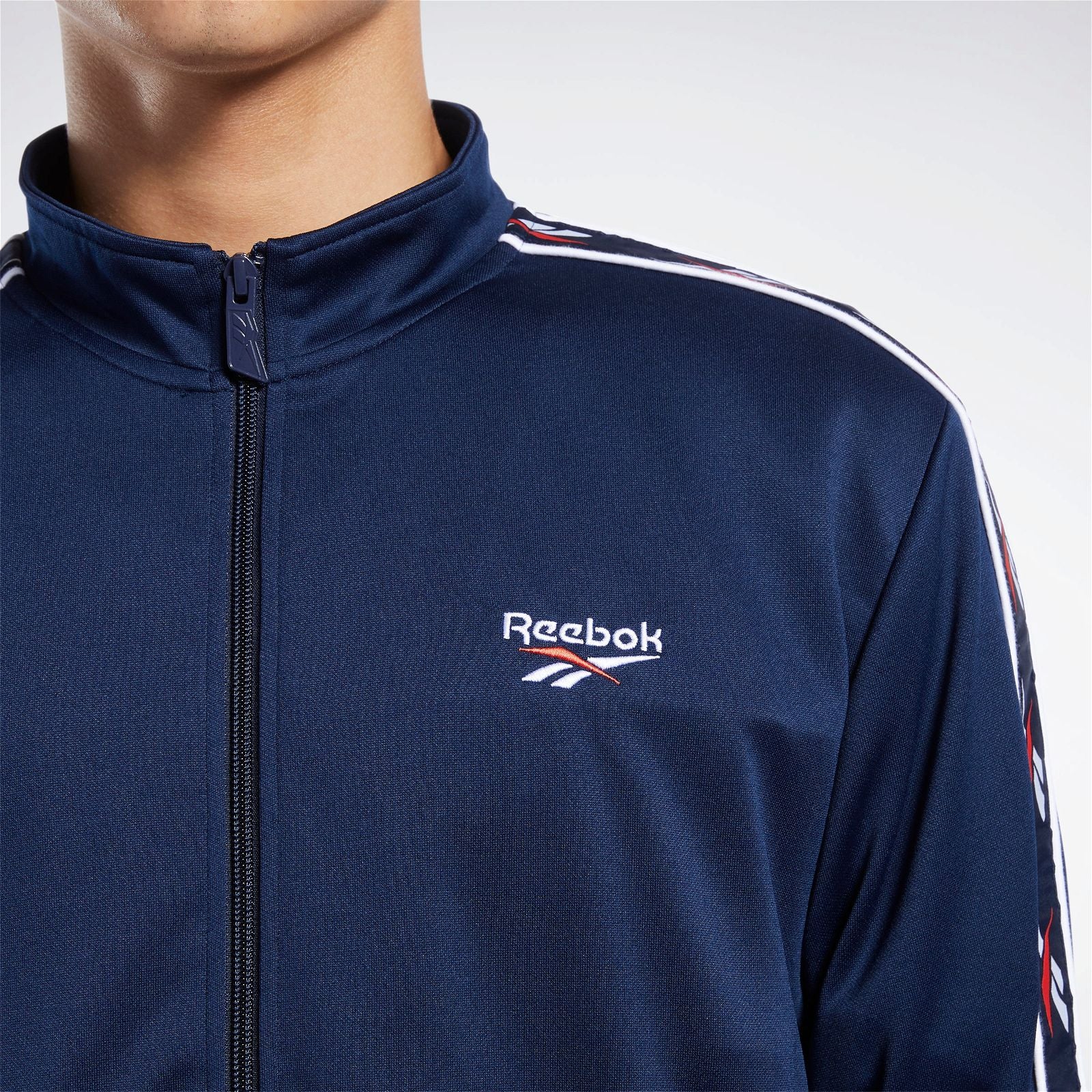 Reebok Classics Vector Tape Track Jacket - Navy - Image 6