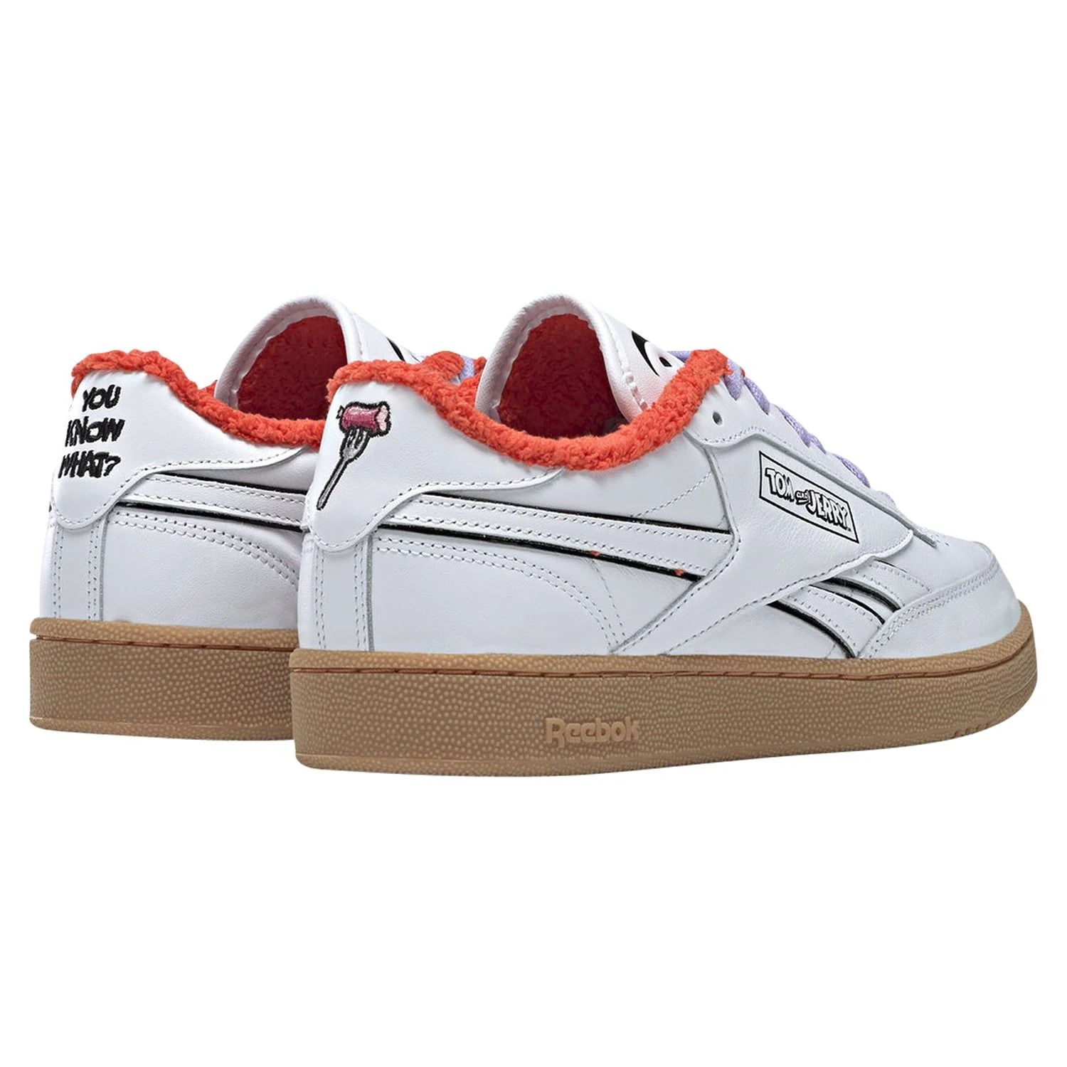 Reebok Classics x Tom & Jerry Club C Revenge Shoes 'Droopy' - White - Image 3